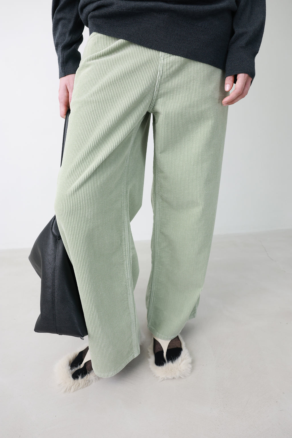 Soft Corduroy Pants Mint
