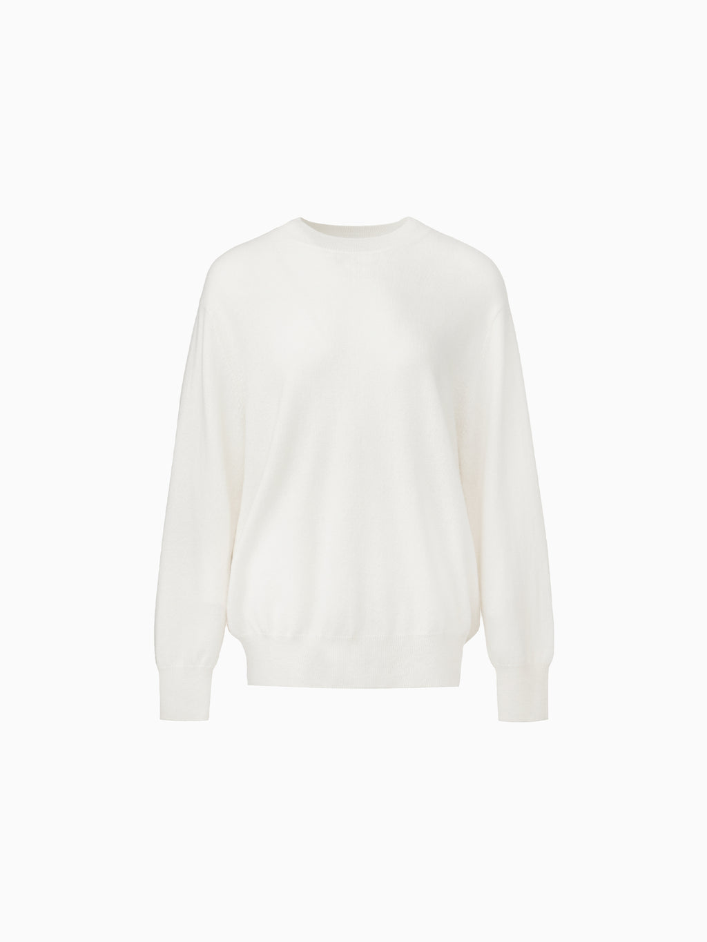Cashmere 100% Oversized Pullover Ivory