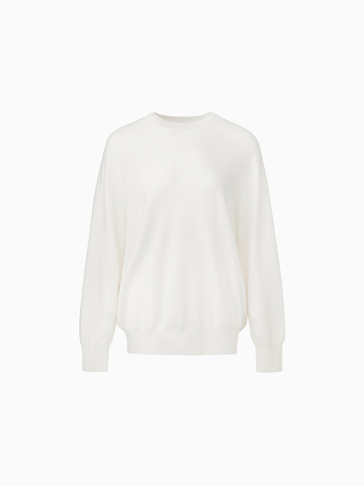 Cashmere 100% Oversized Pullover Ivory