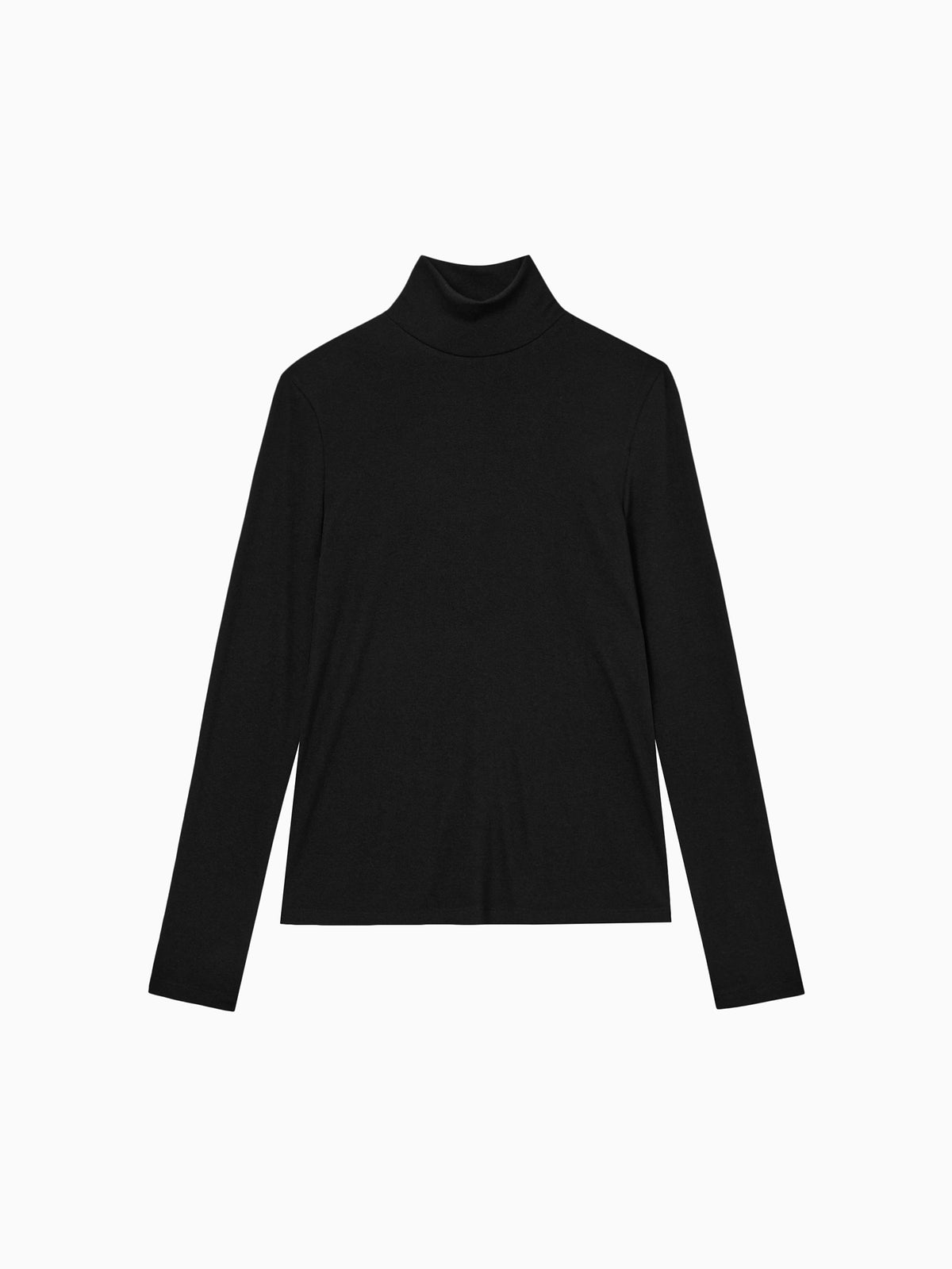 Milky Turtleneck T-shirt Black