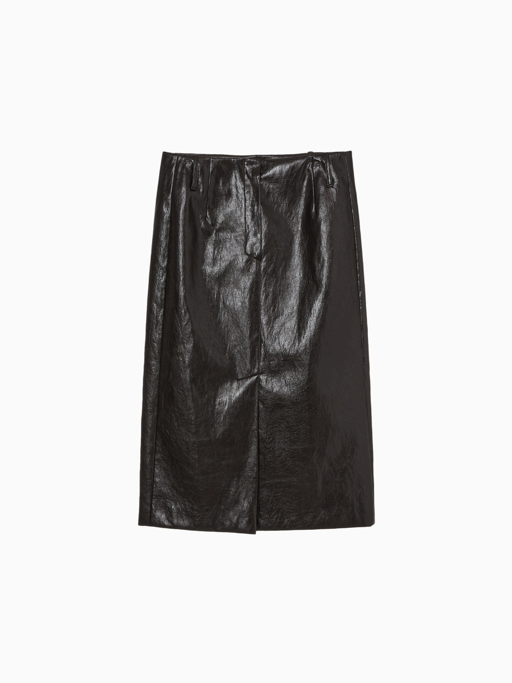Slim Leather Skirt