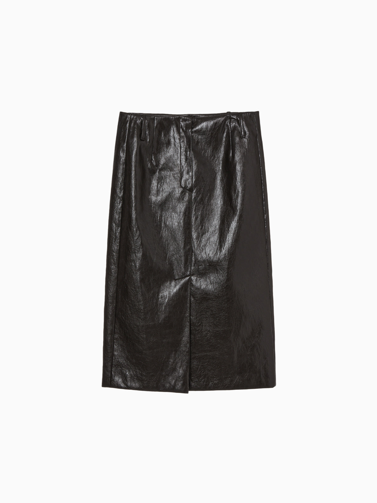 Slim Leather Skirt
