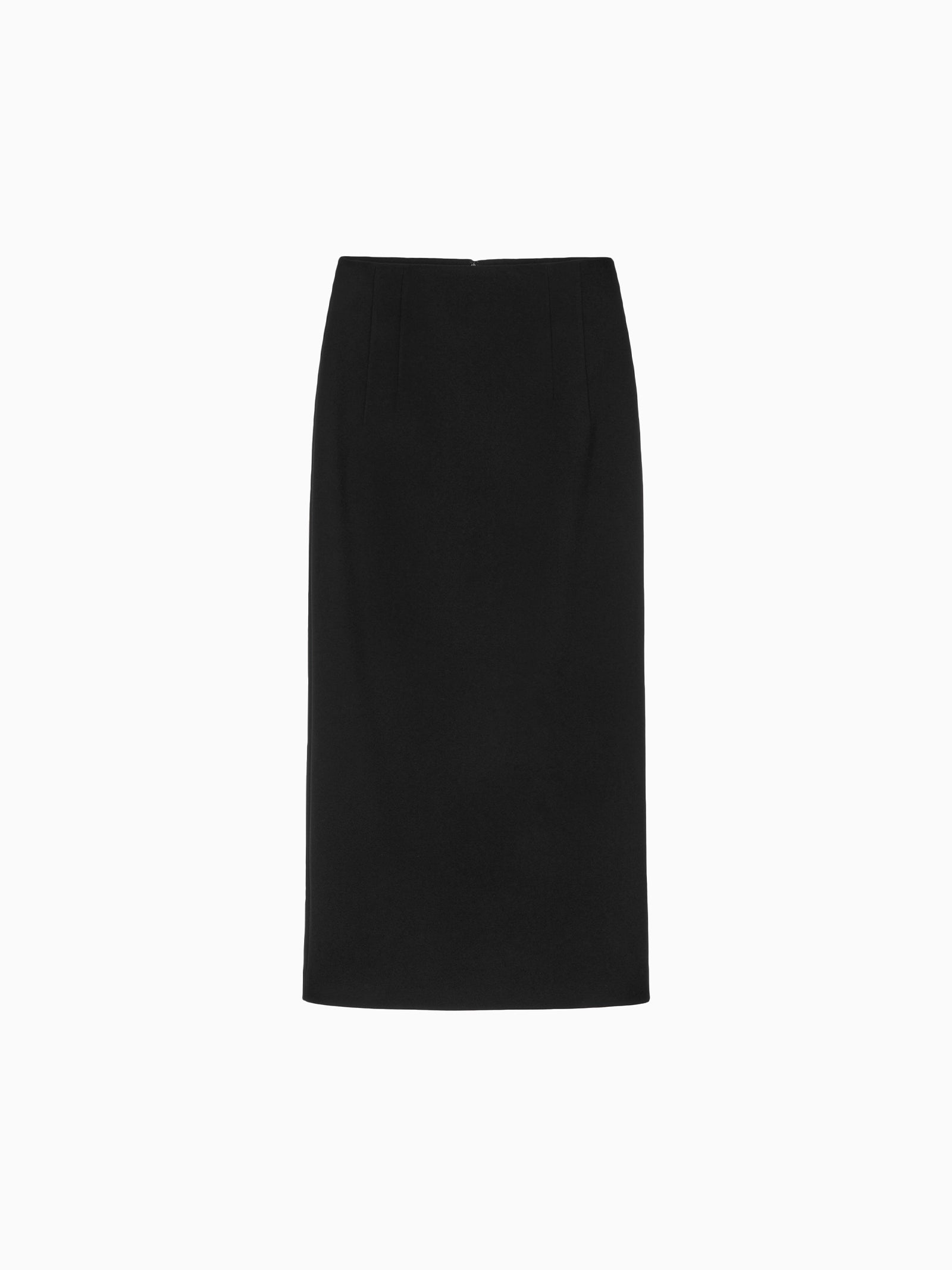 High-Density Stretch Dart Skirt Black