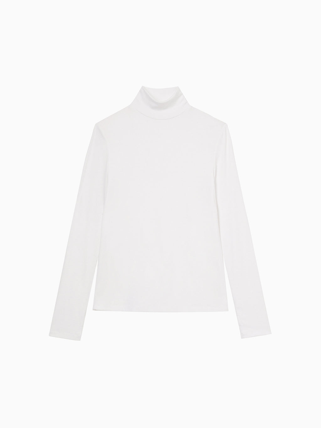 Milky Turtleneck T-shirt White