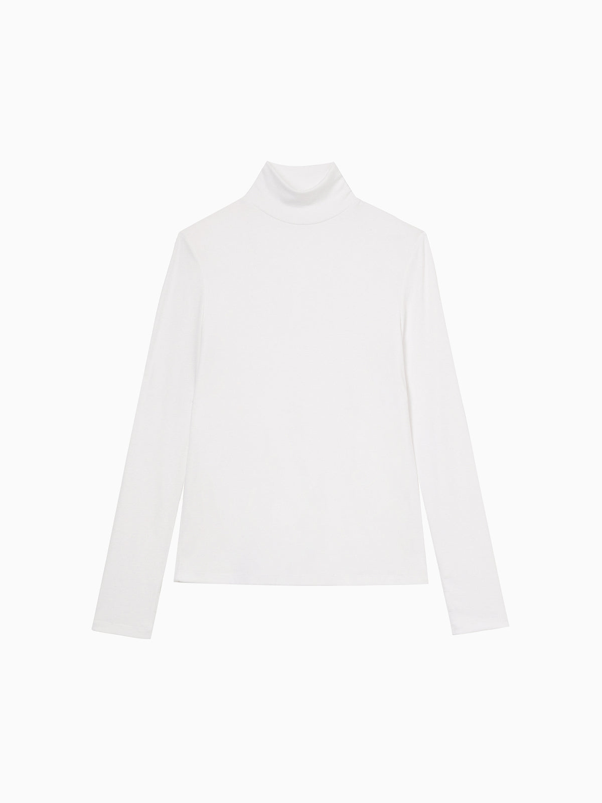 Milky Turtleneck T-shirt White