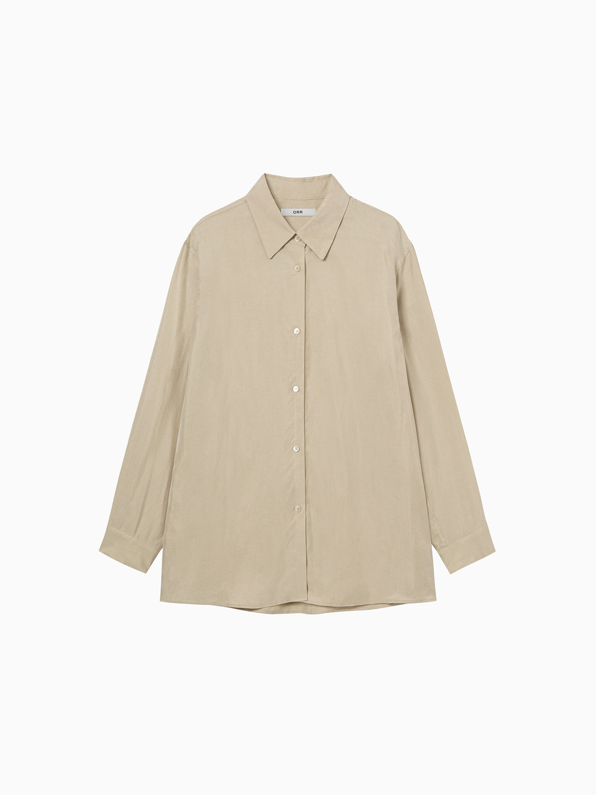 Silky Cupro Shirt Beige