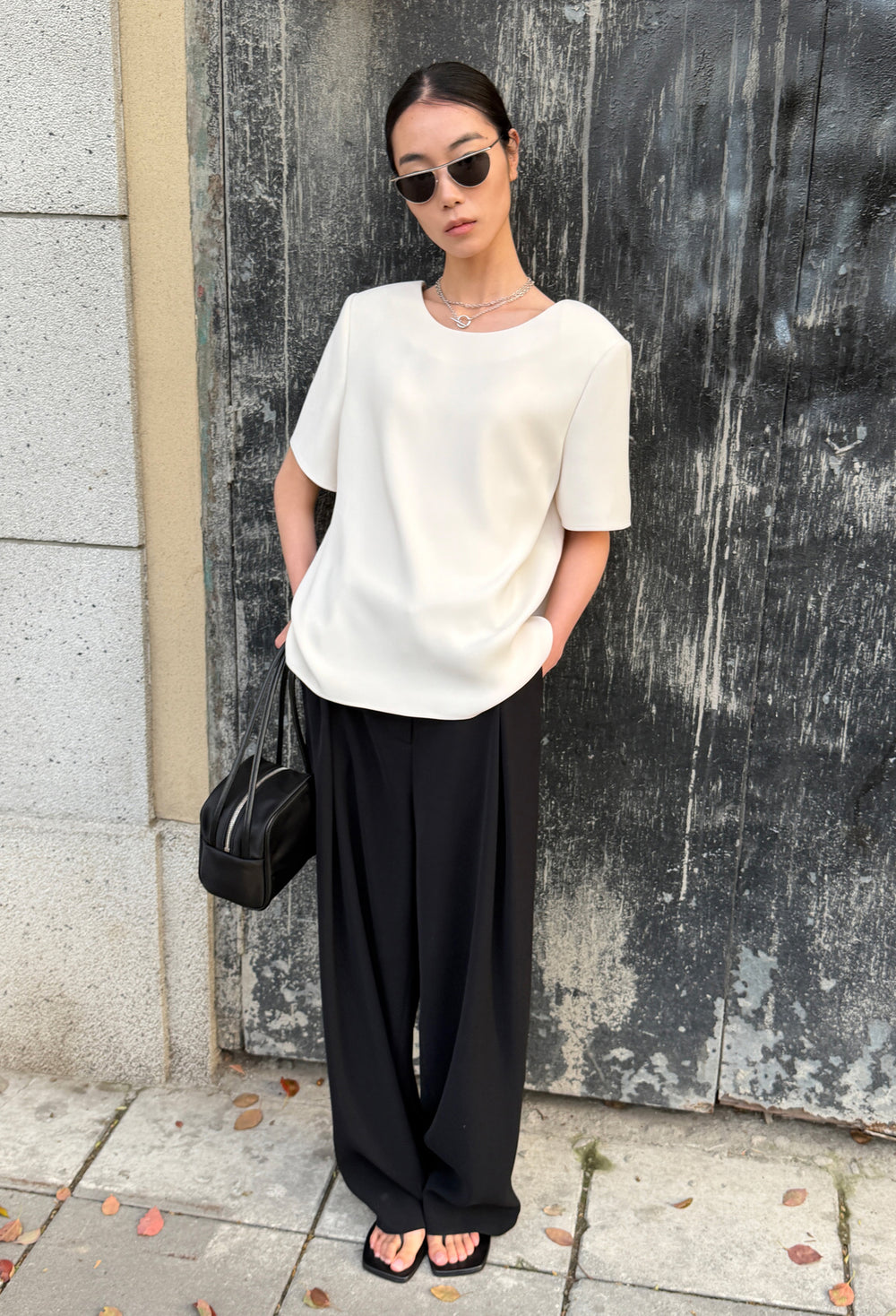 City L Trousers Black