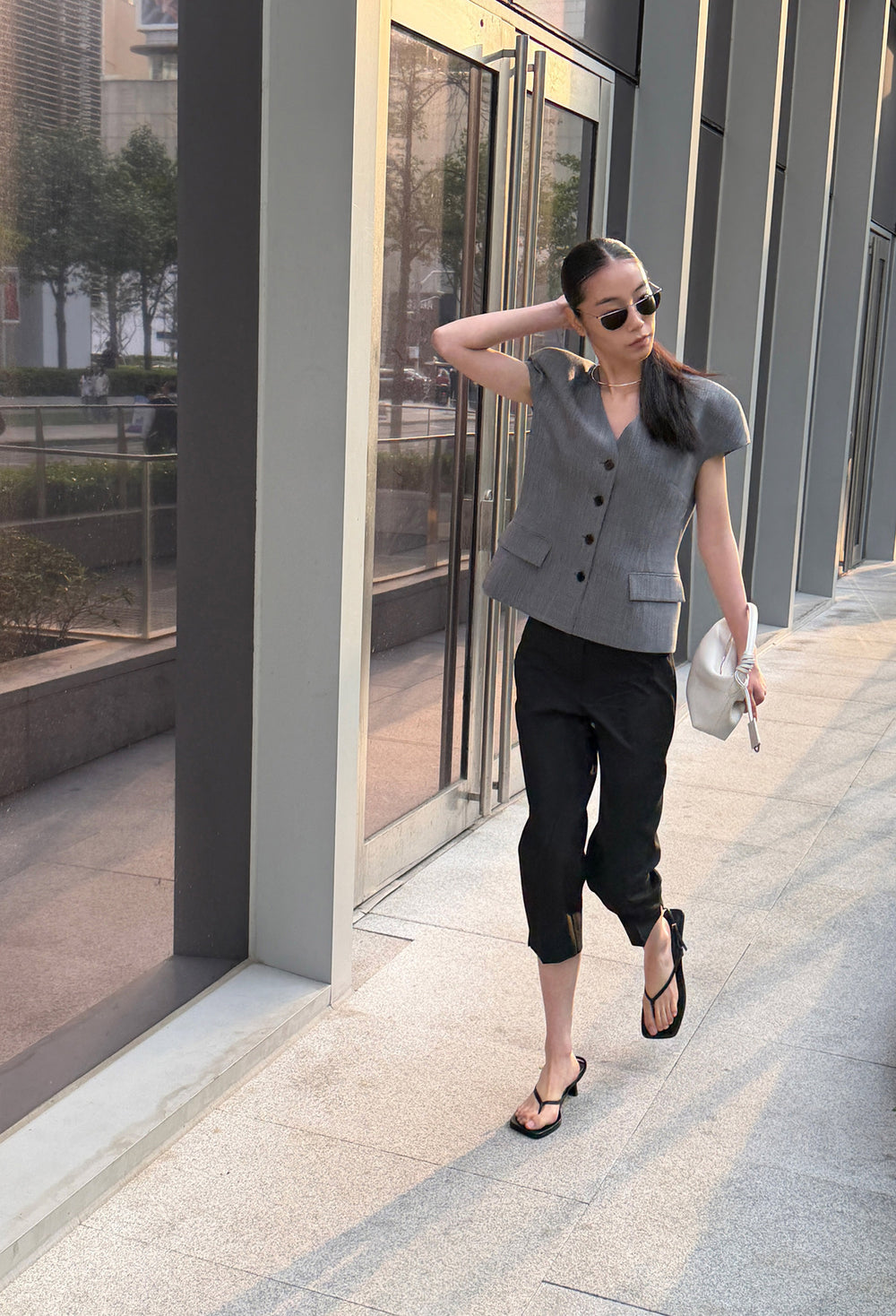 Capri Slit Pants