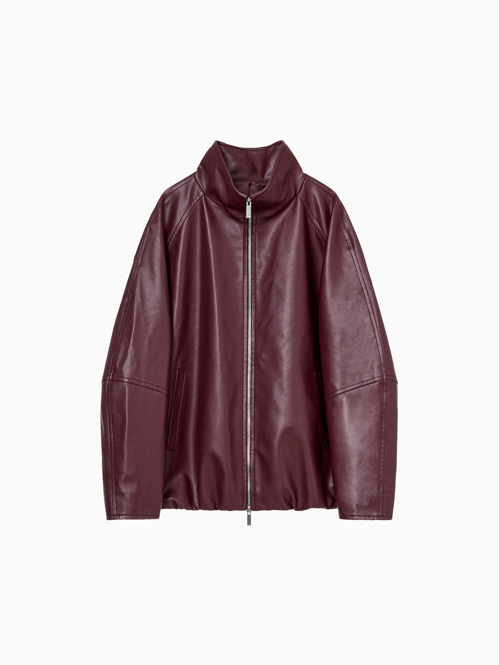 Real Lamb Minimal Jumper Burgundy