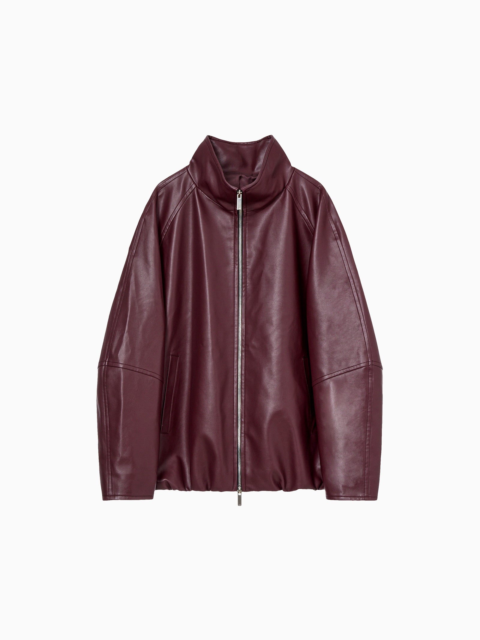 Real Lamb Minimal Jumper Burgundy