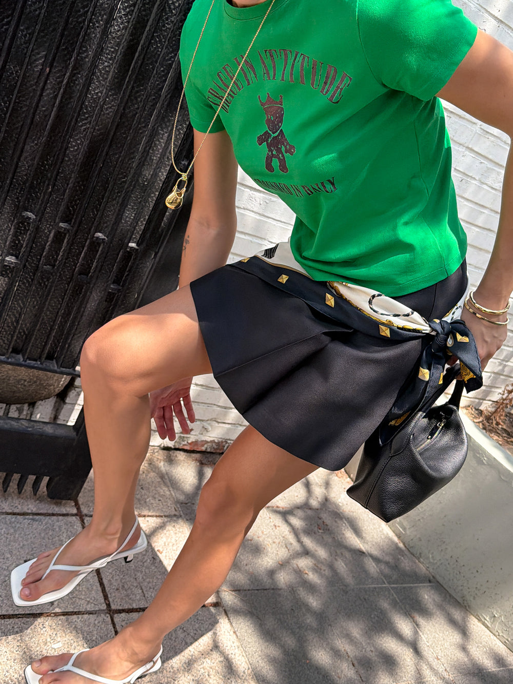 Crown Bear T-Shirt Green