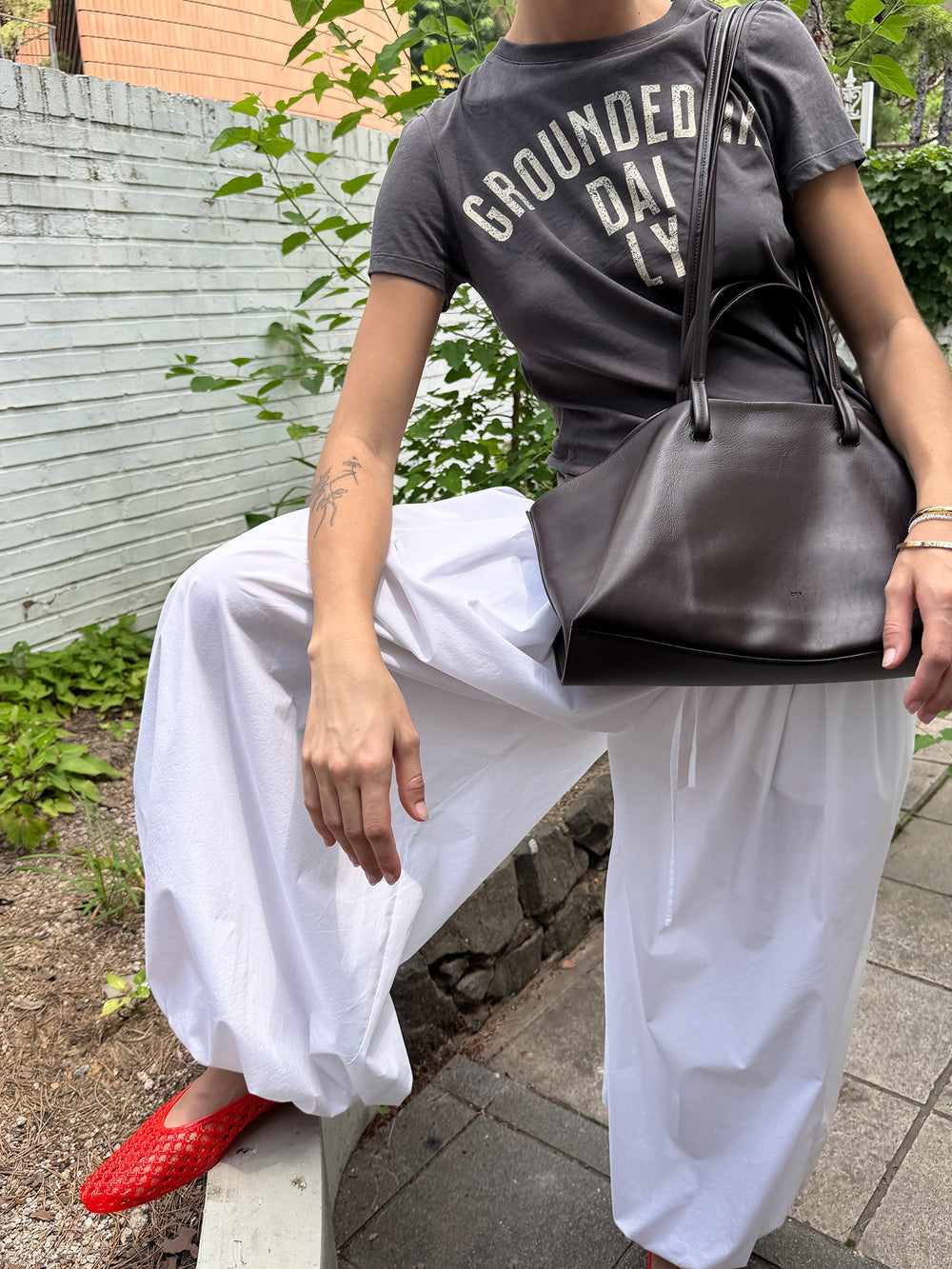 Ground Daily T-shirt Charcoal