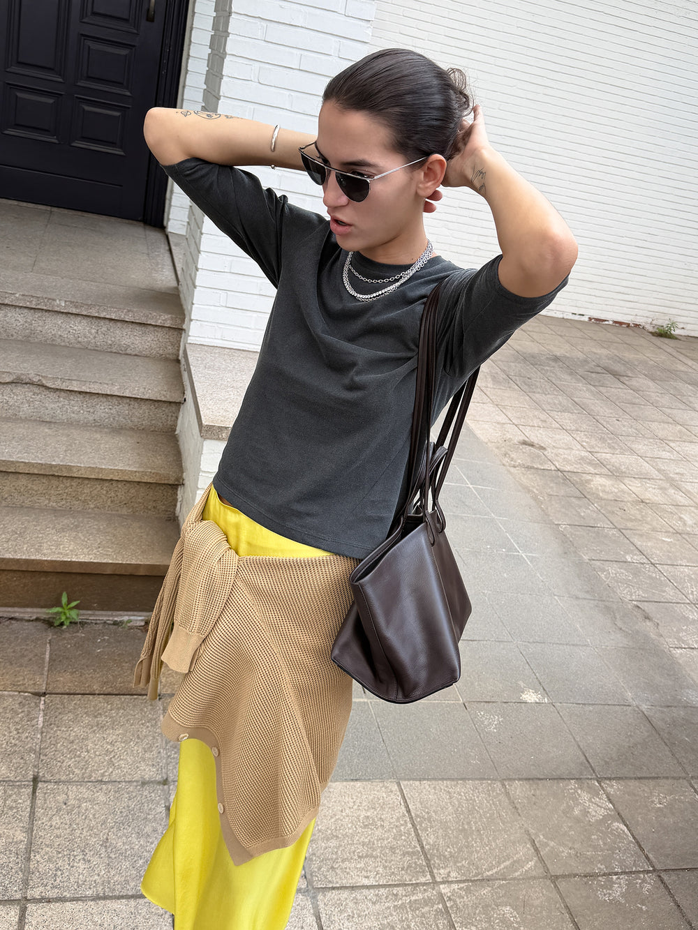 Pigment Dyed T-shirt Charcoal