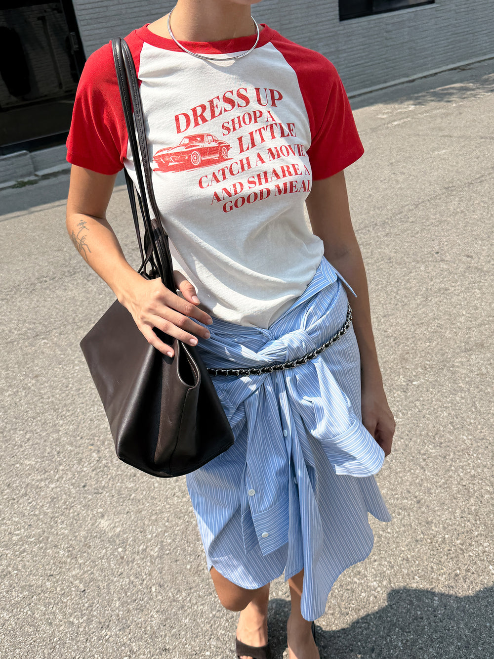 Vintage Car T-shirt Red
