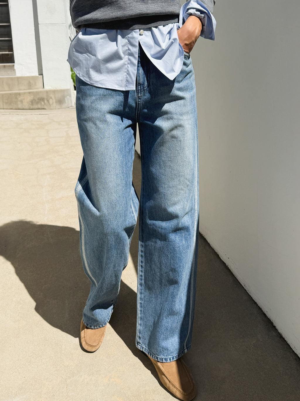 421 Washed Denim