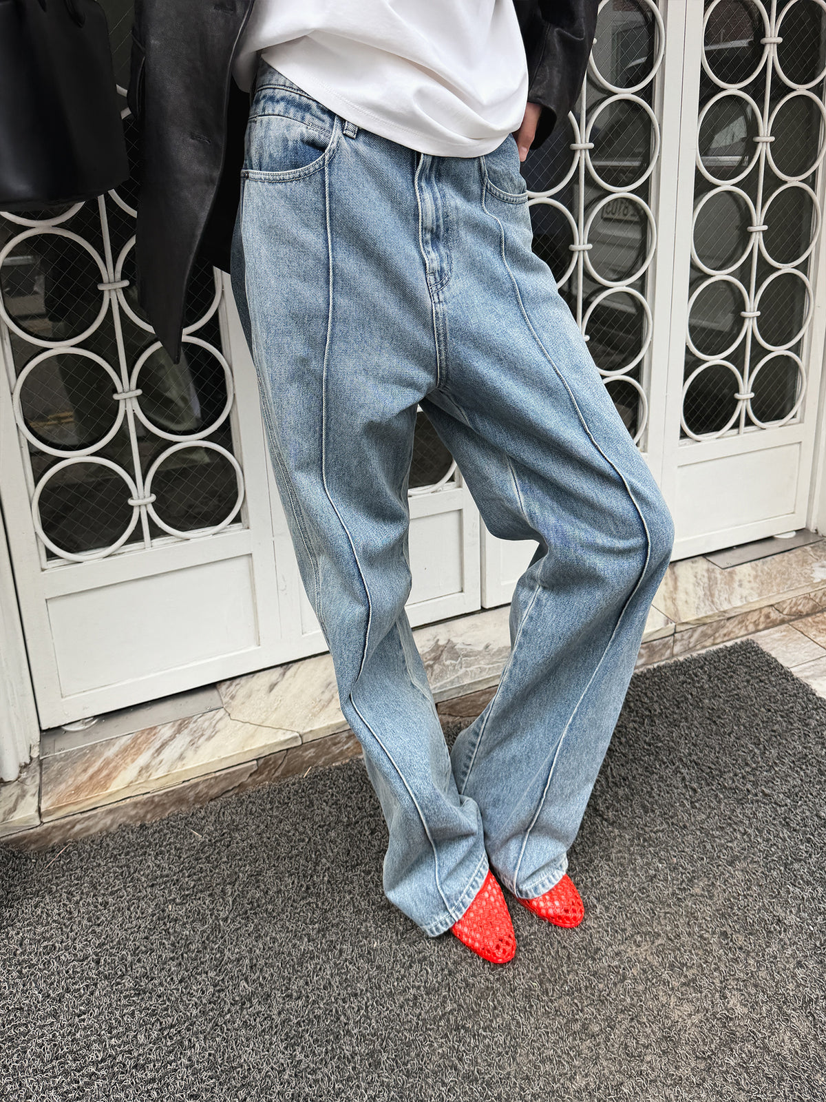 940 Pintuck Denim