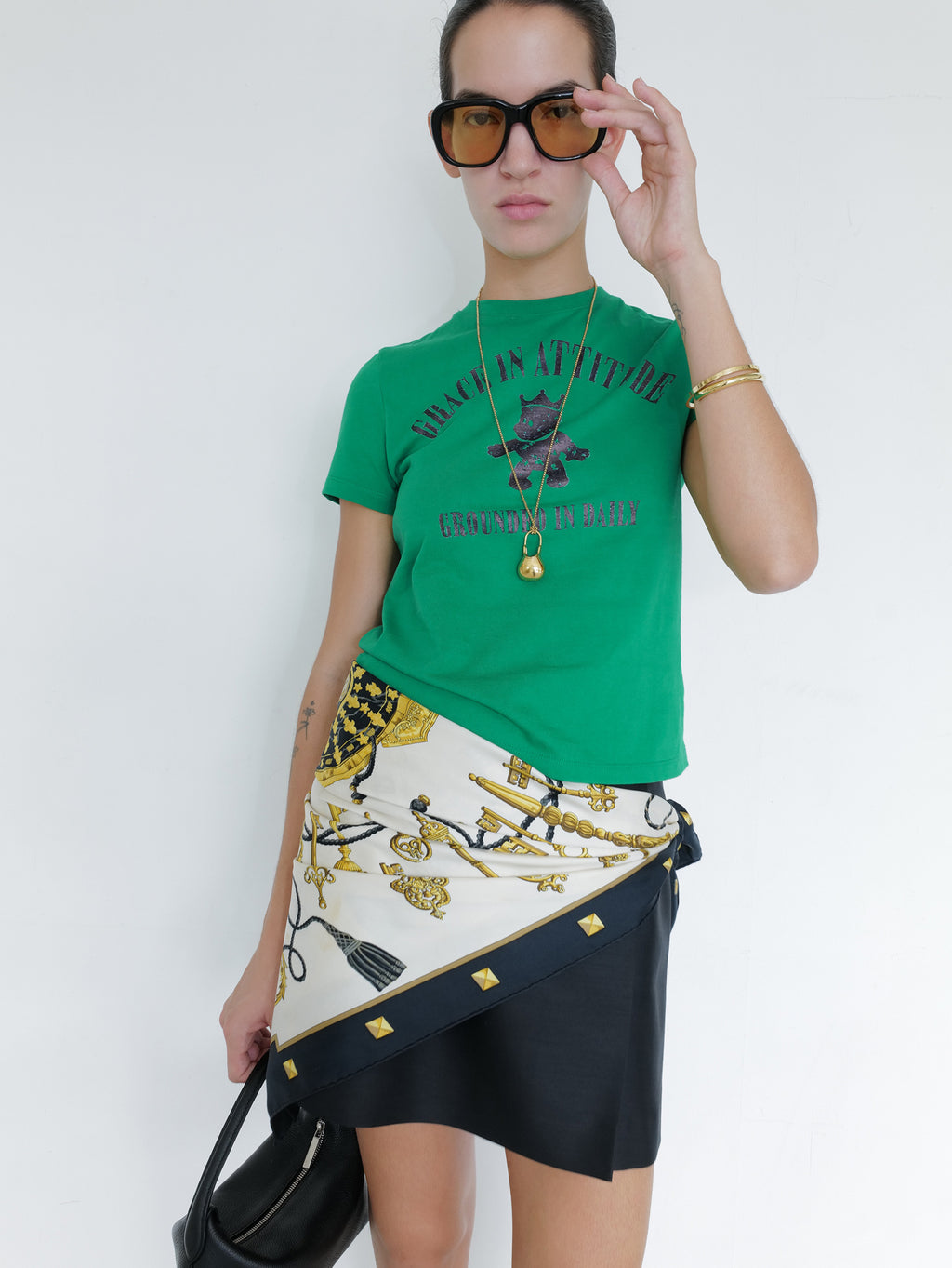 Crown Bear T-Shirt Green