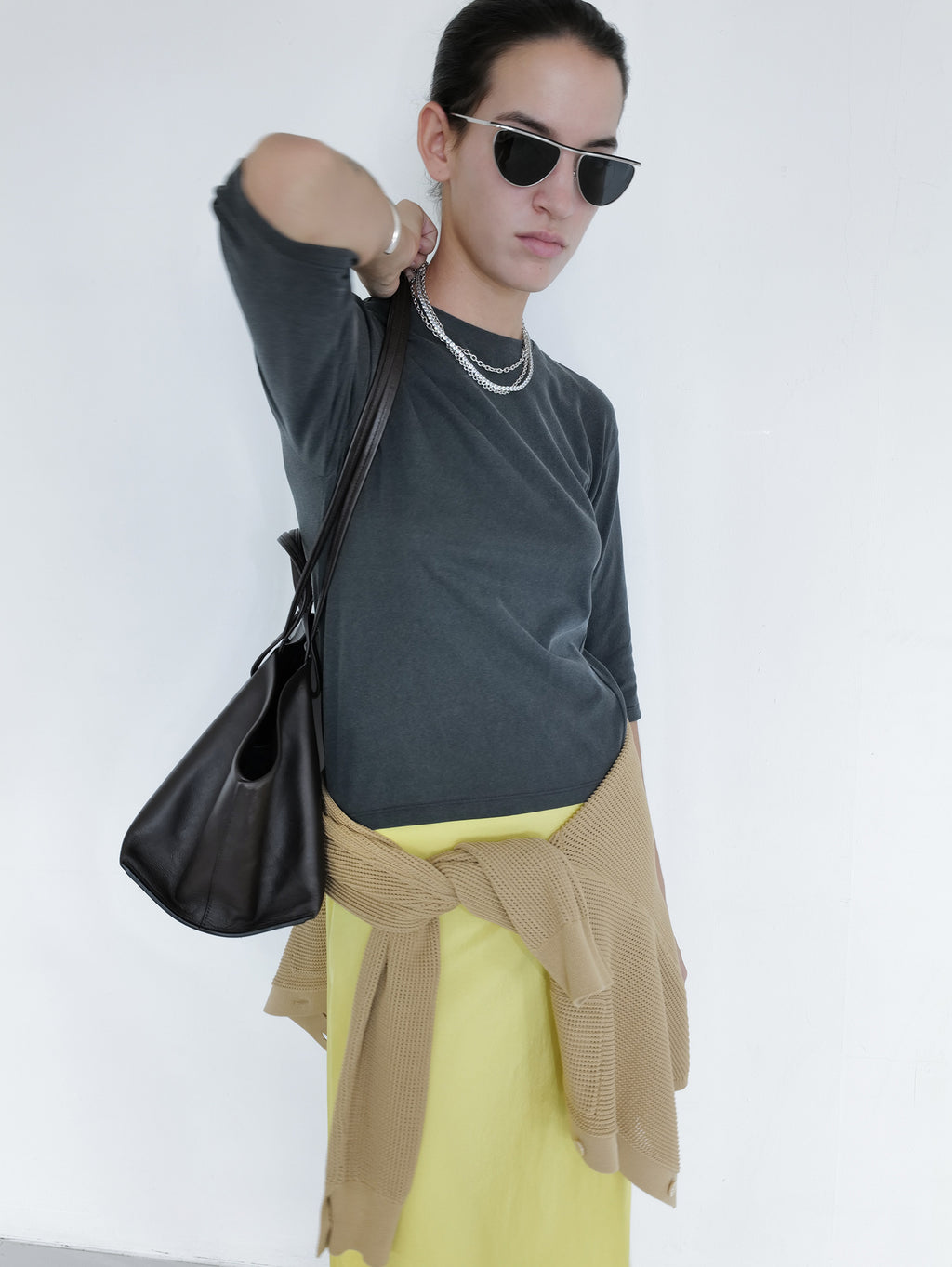 Pigment Dyed T-shirt Charcoal