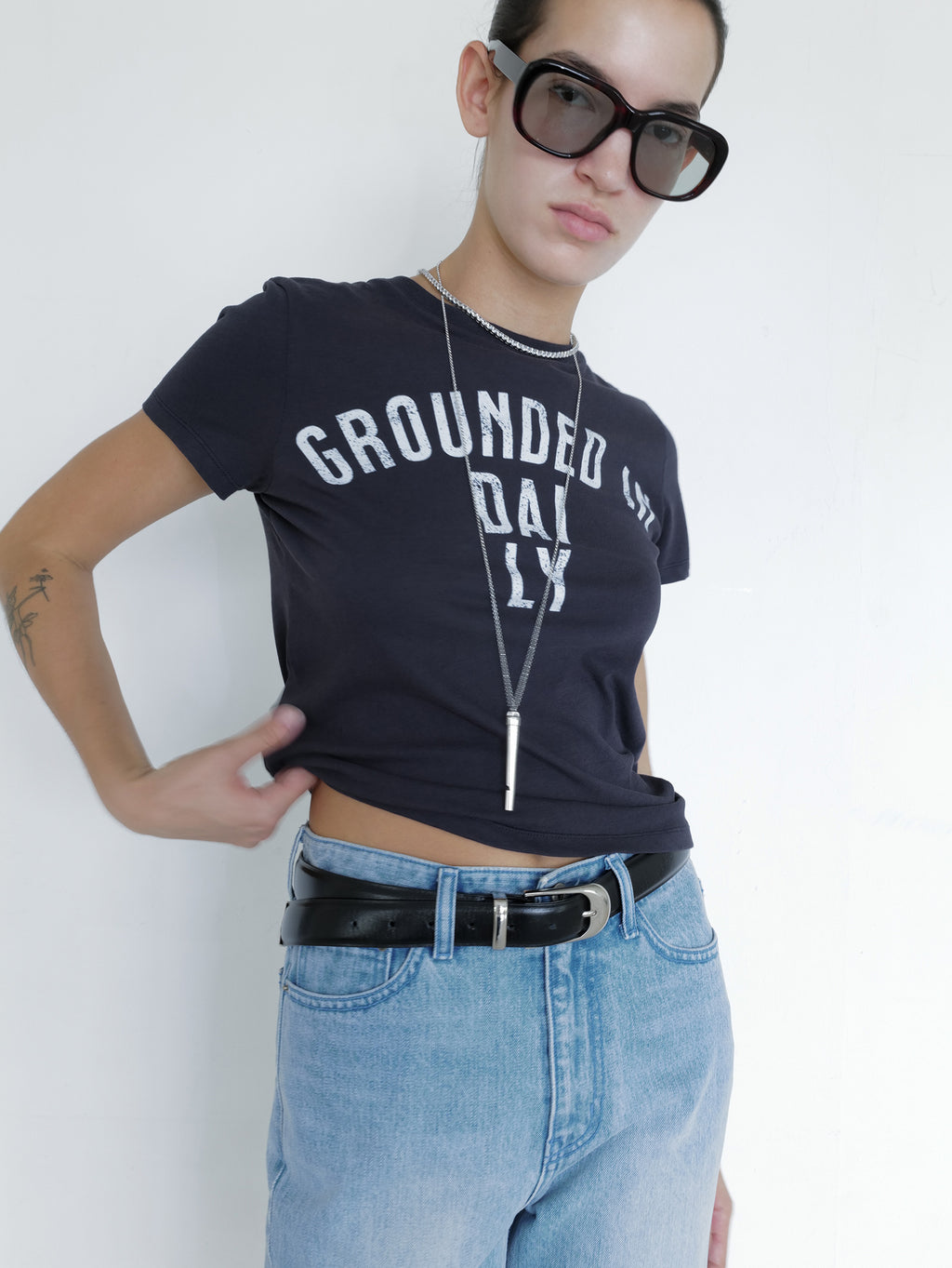 Ground Daily T-Shirt Navy