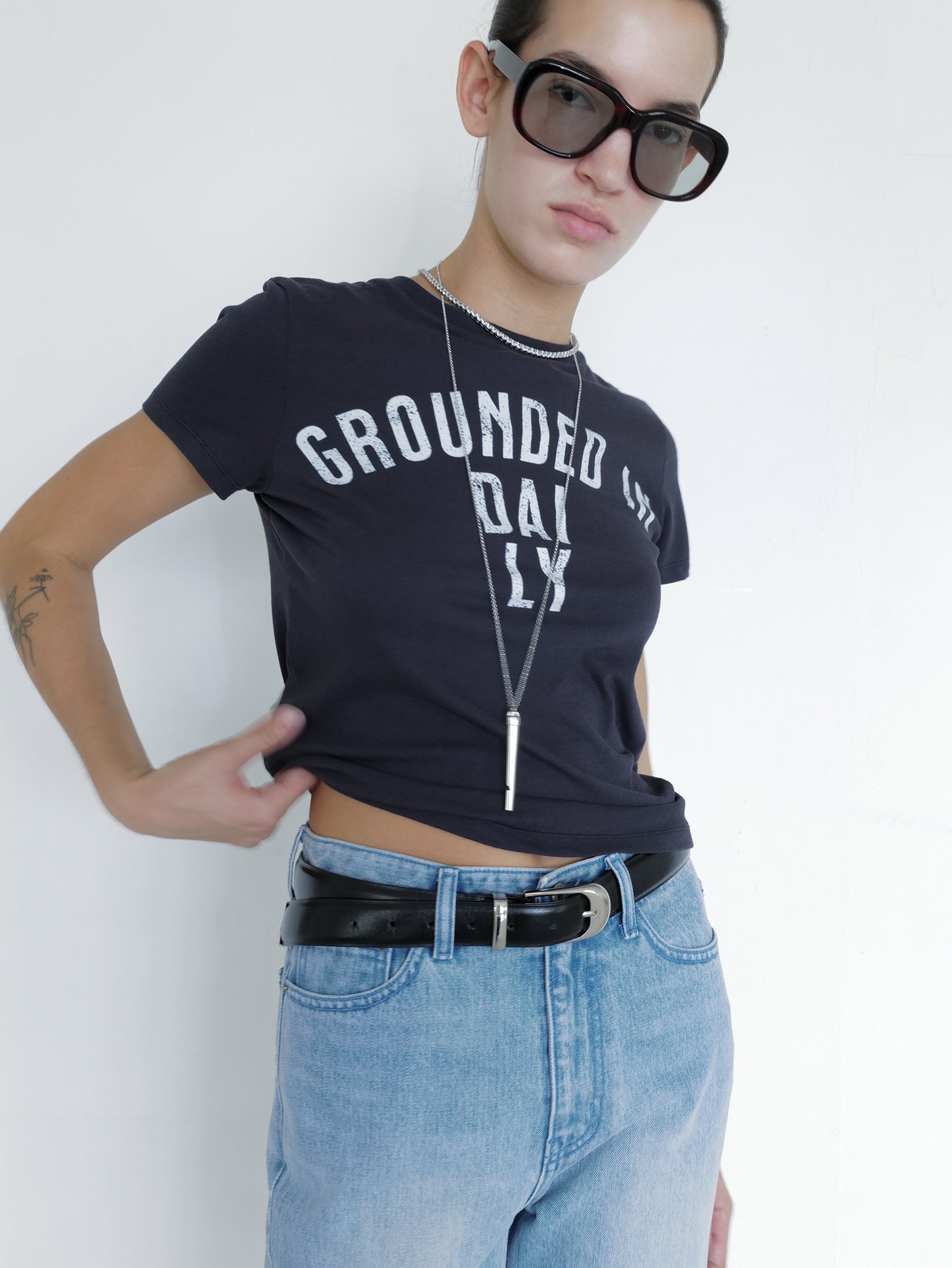 Ground Daily T-Shirt Navy