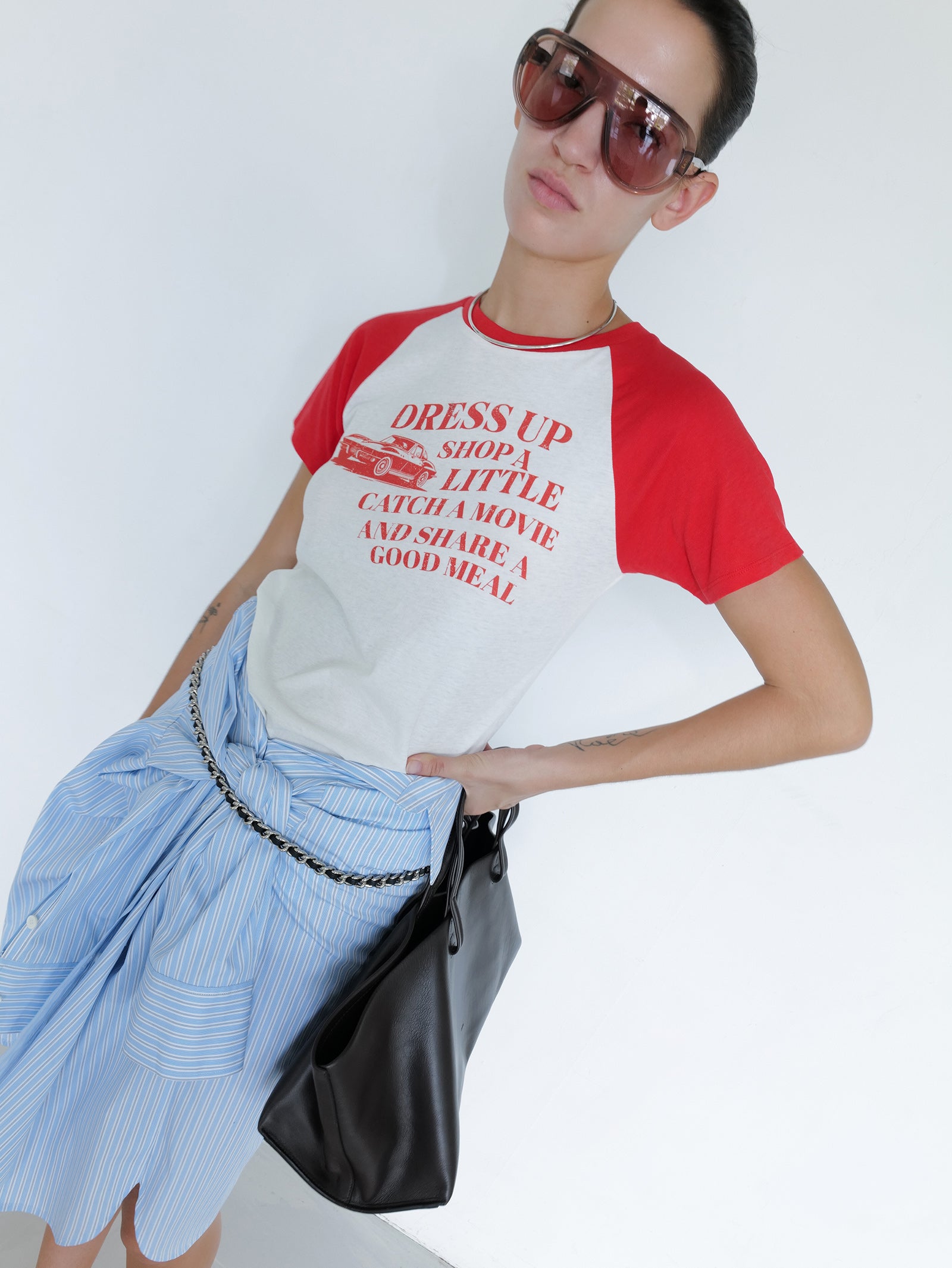 Vintage Car T-shirt Red