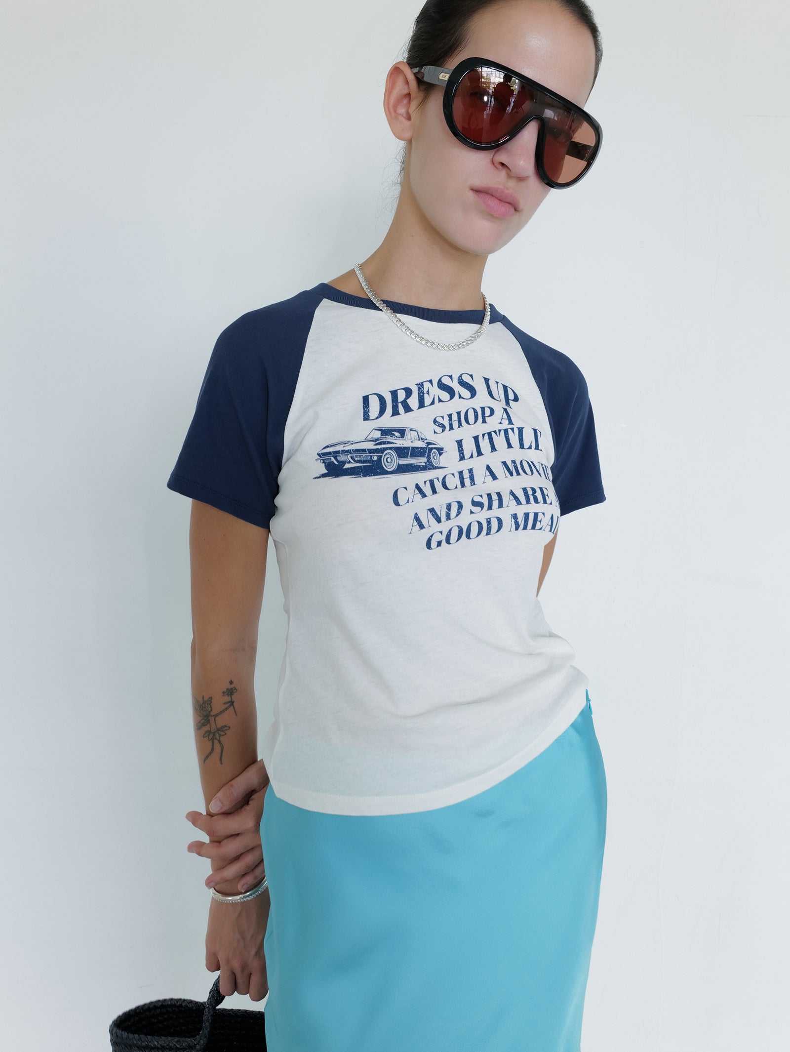 Vintage Car T-shirt Navy