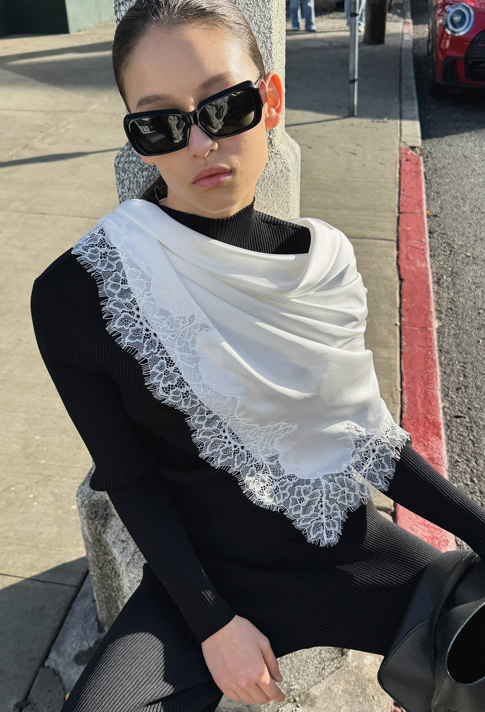 High-density Slim Knit Black