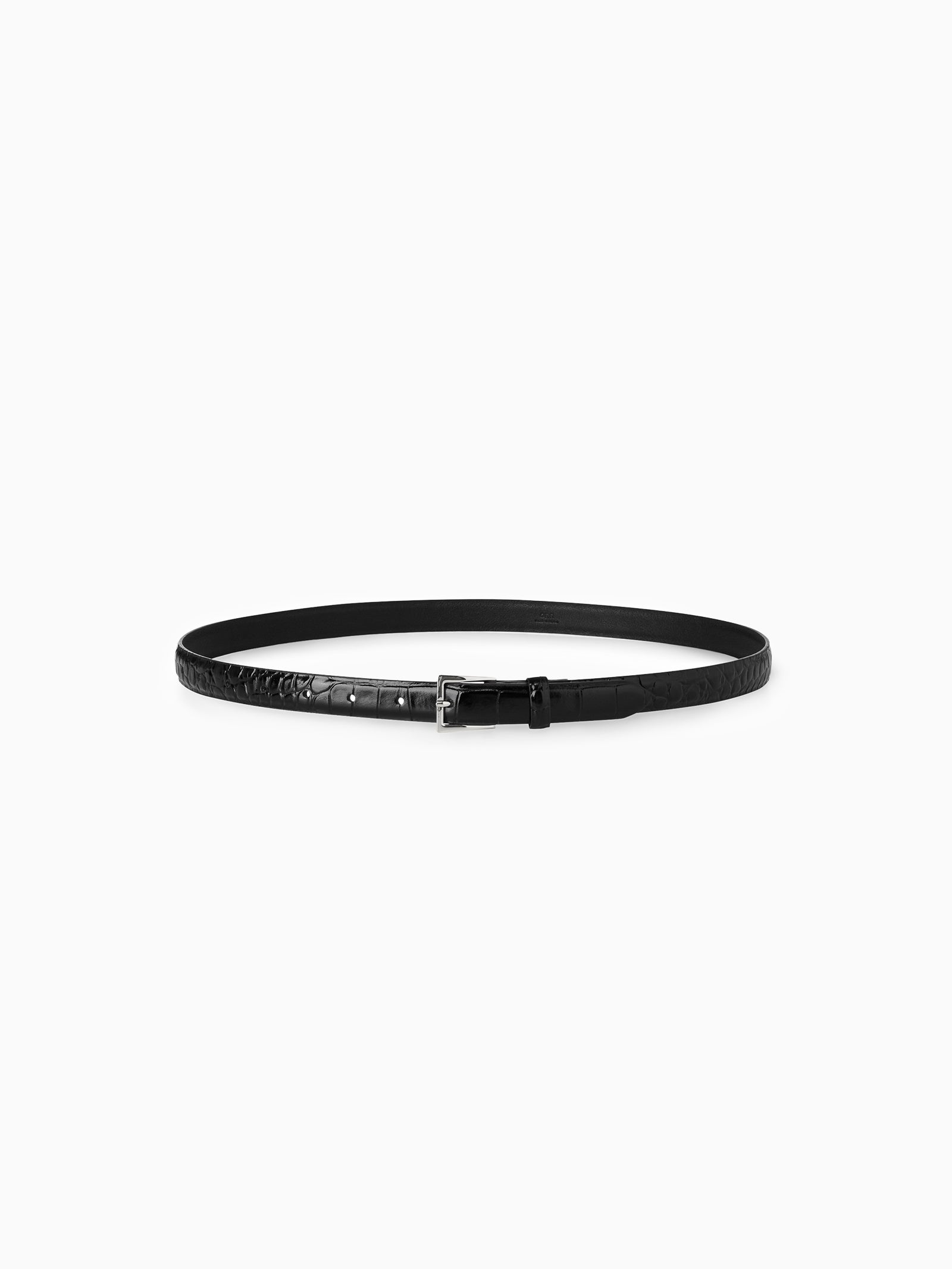 Classic Buckle Belt Crocker Black Silver