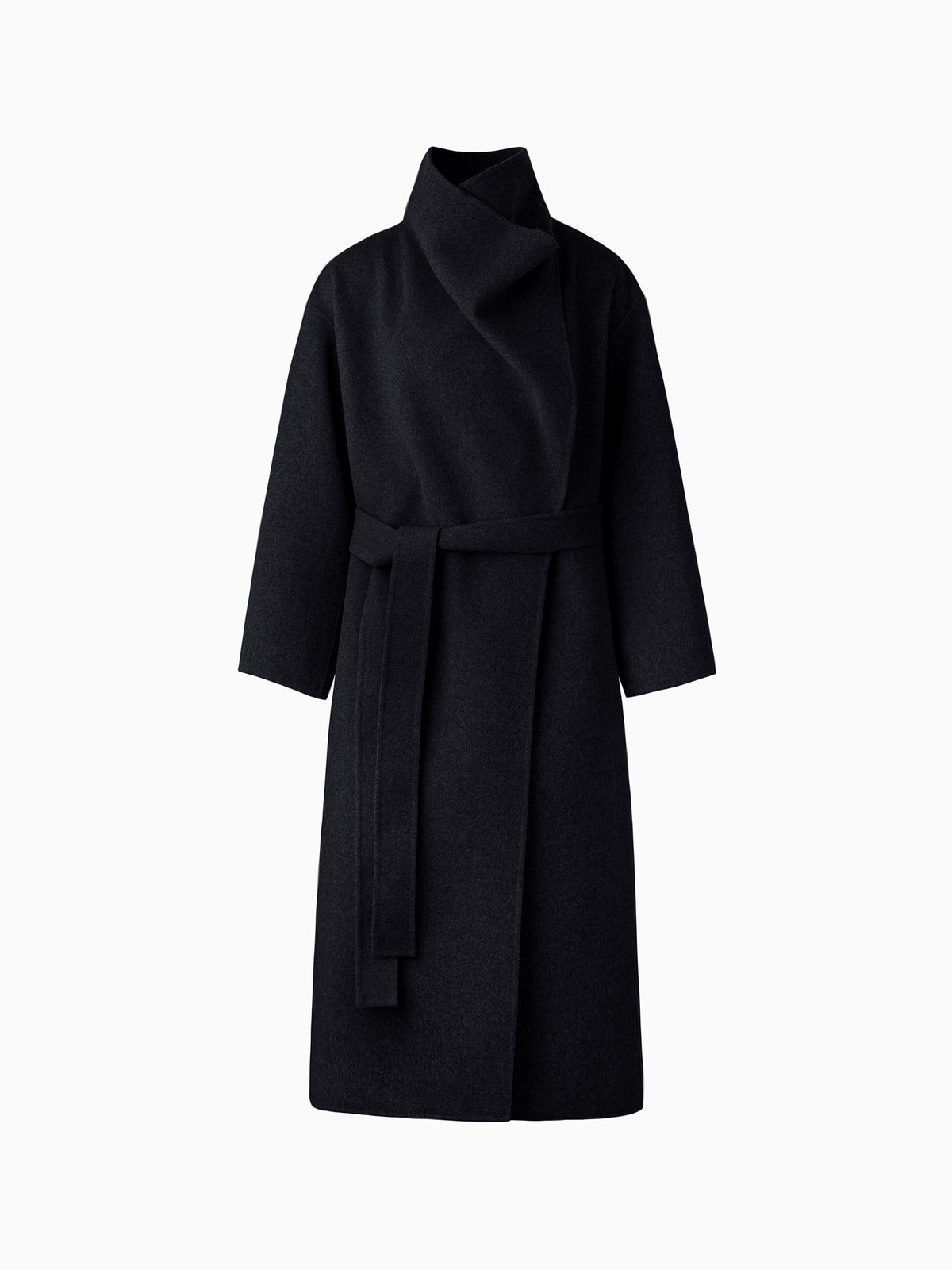 Superior Cashmere Coat Dark Navy