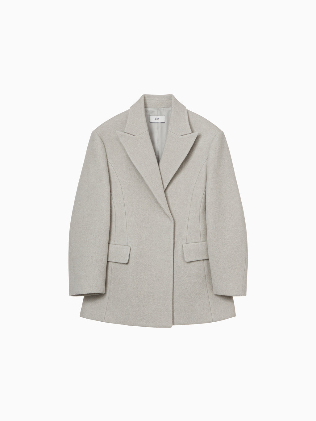 Hourglass Silhouette Coat Ecru