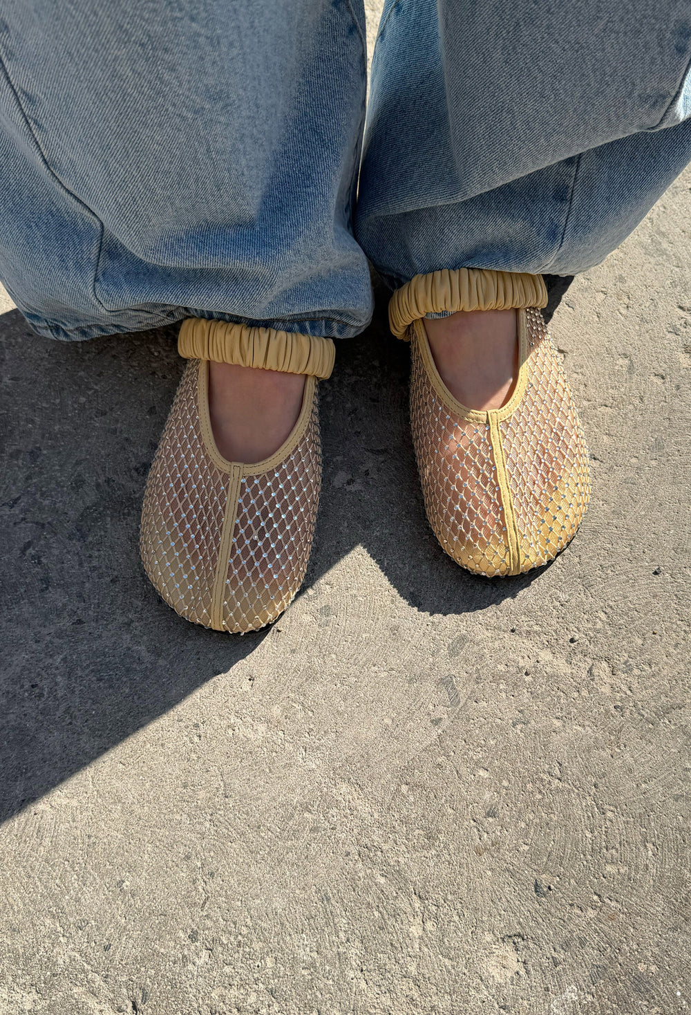 Bobby-Sox Round Shoes Beige