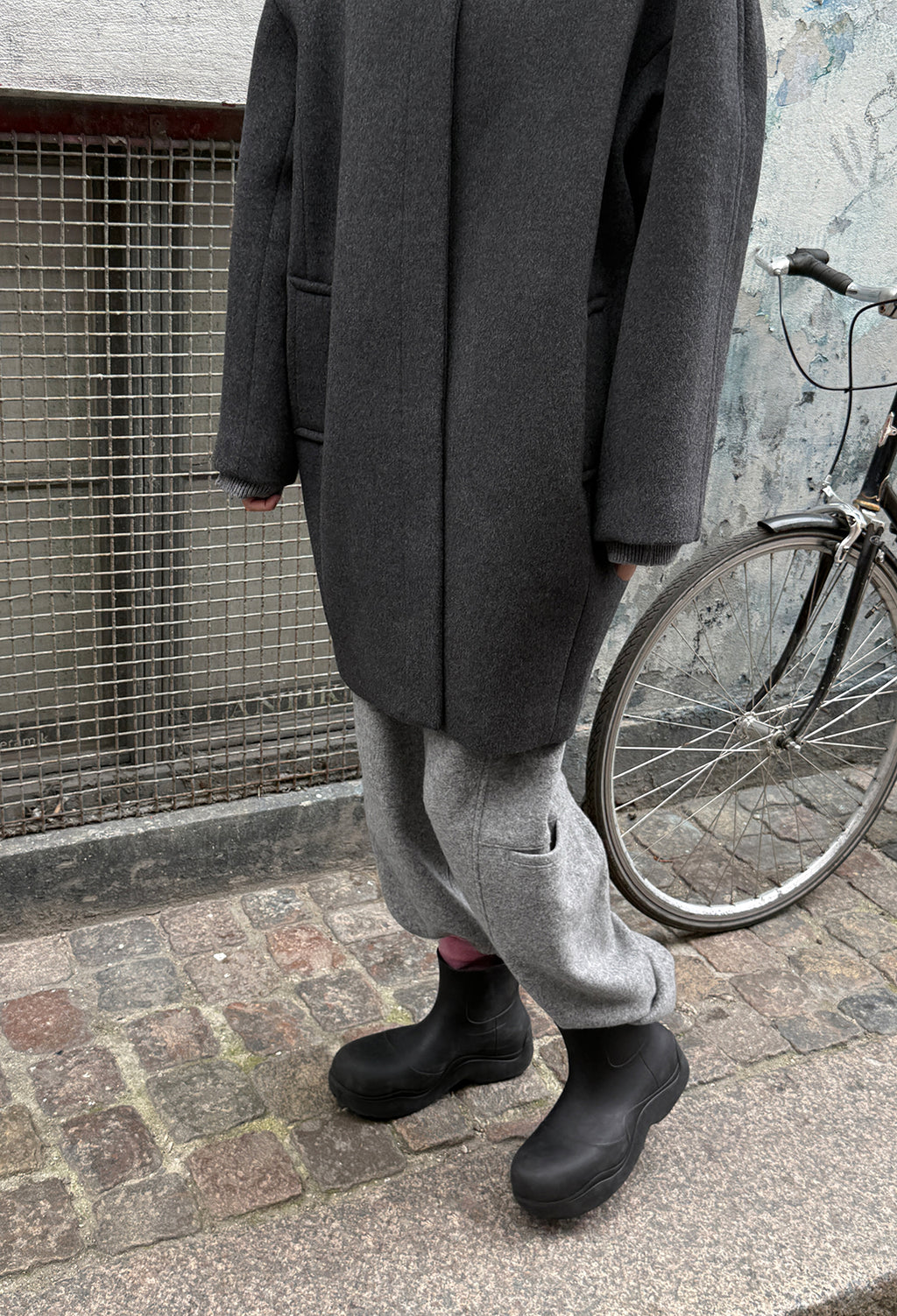 Wool Exhaust Pants Gray