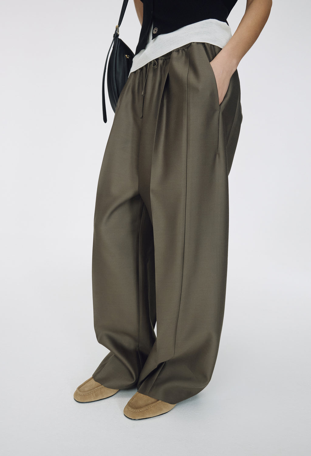 Wool Silk Pants
