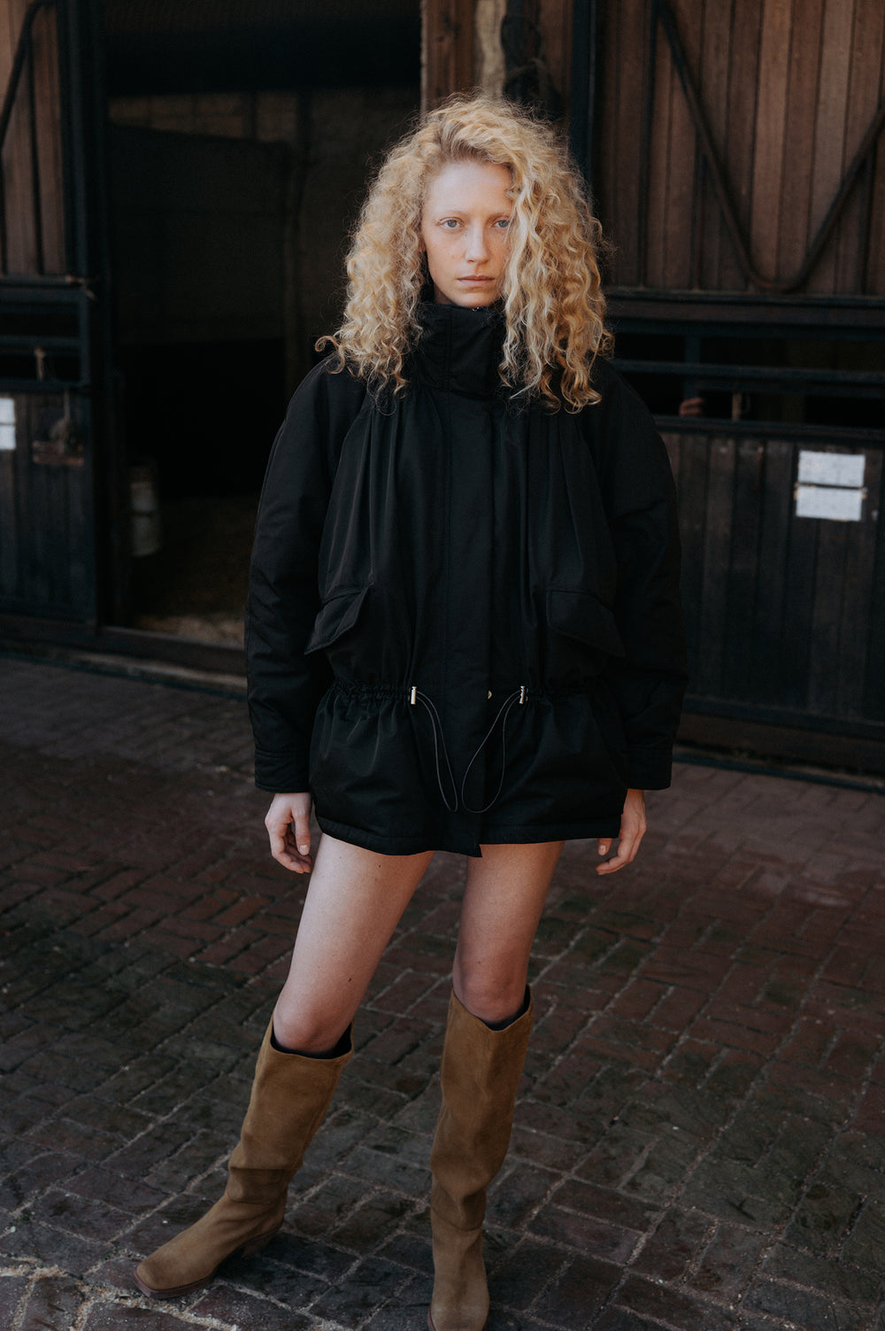 Field Parka Goose Down Navy