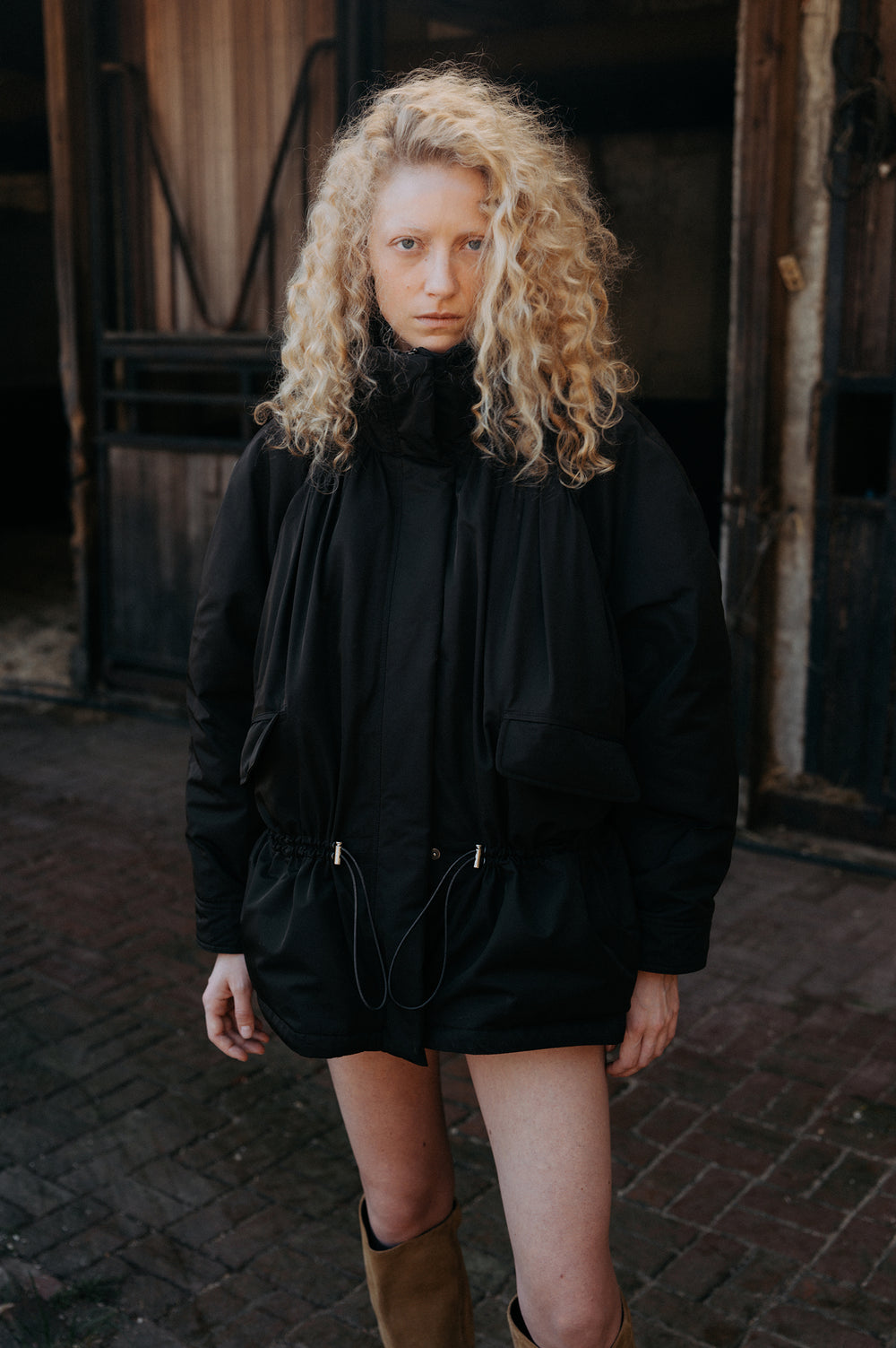 Field Parka Goose Down Navy