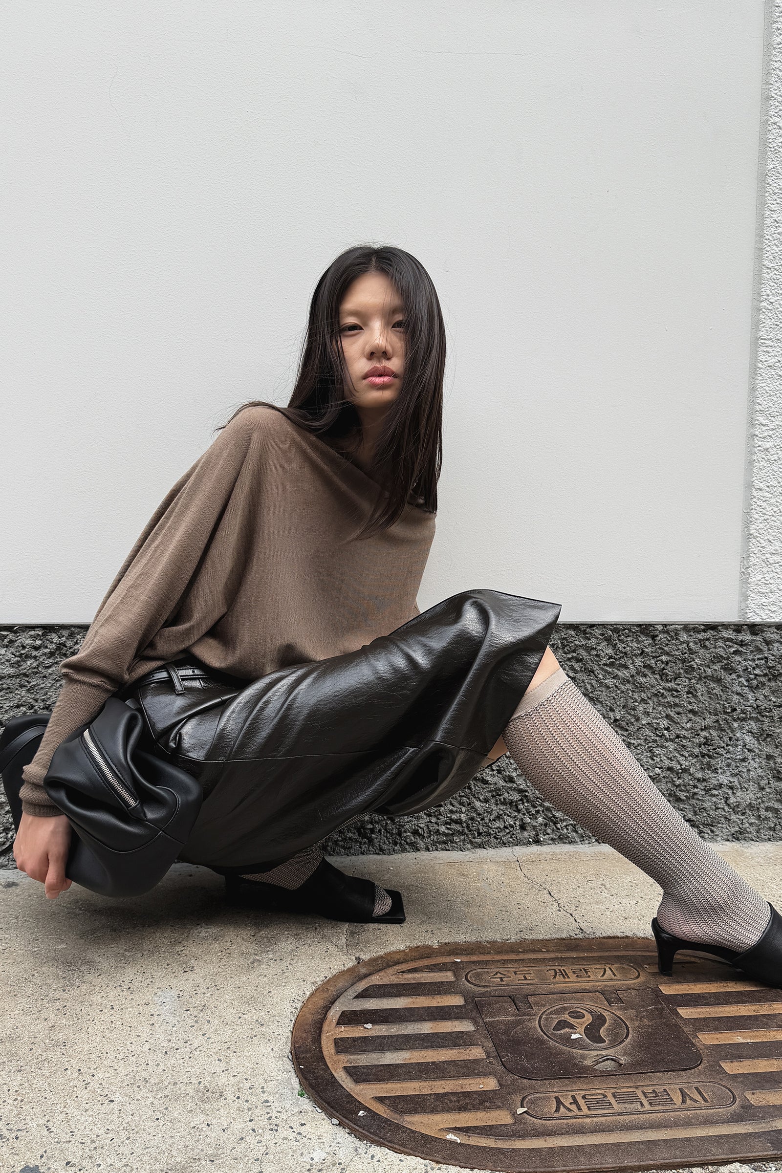 Washable 100% Wool Pullover Taupe