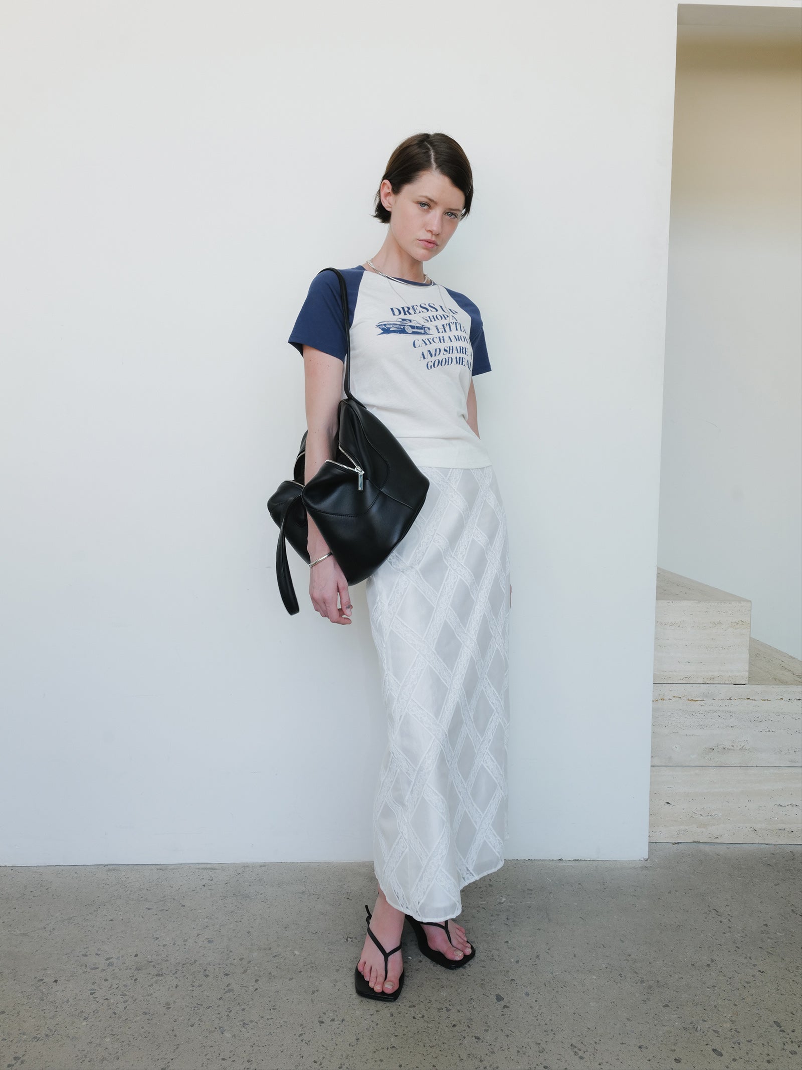 Vintage Car T-shirt Navy
