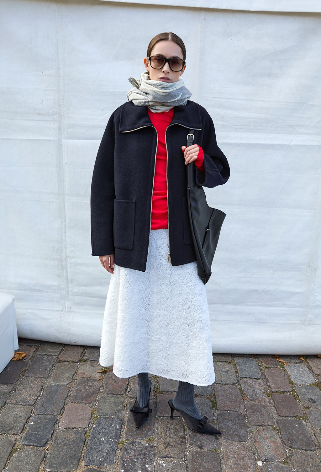 Wool Jacquard Muffler
