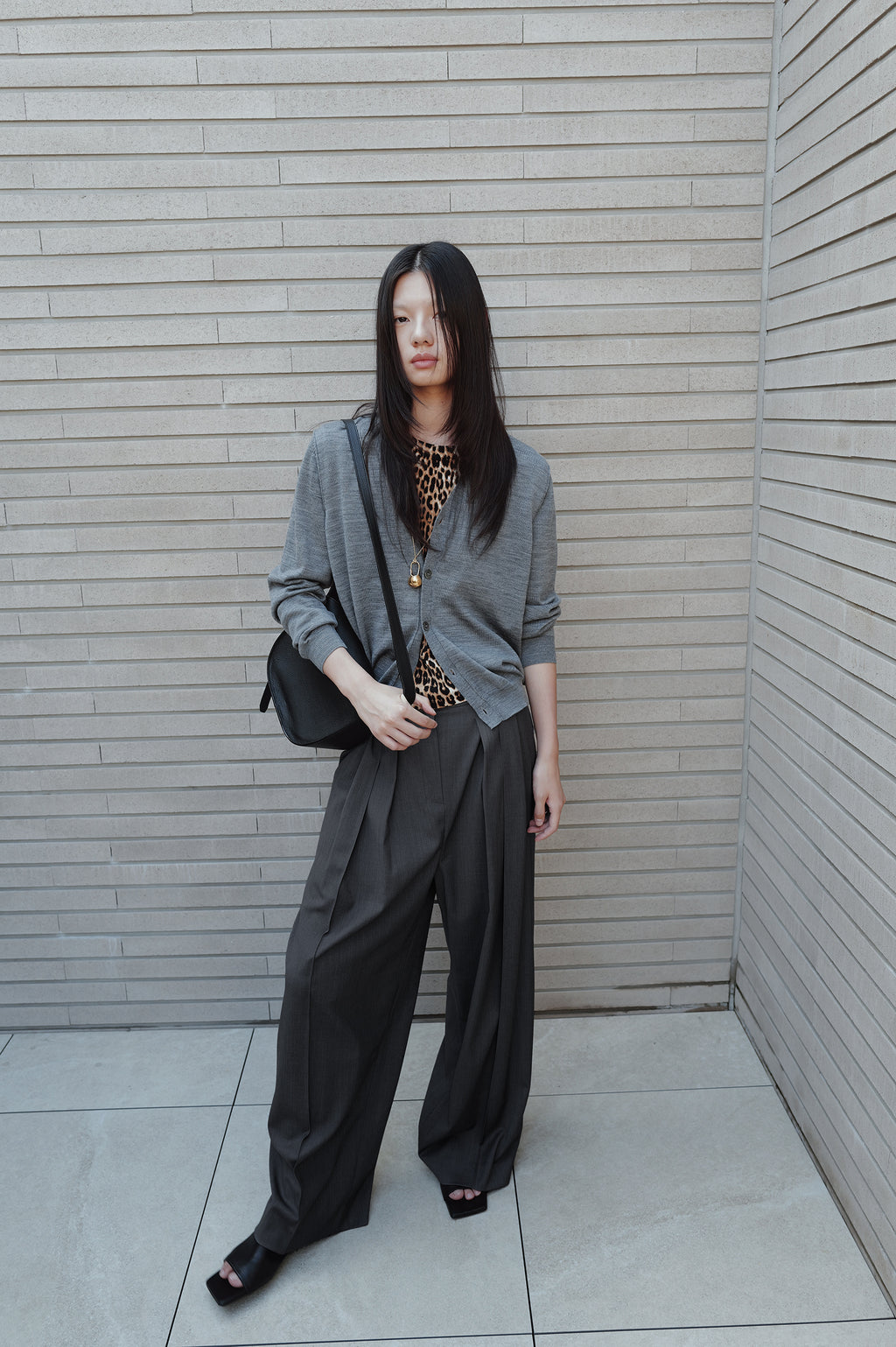 Micro Pintuck Trousers