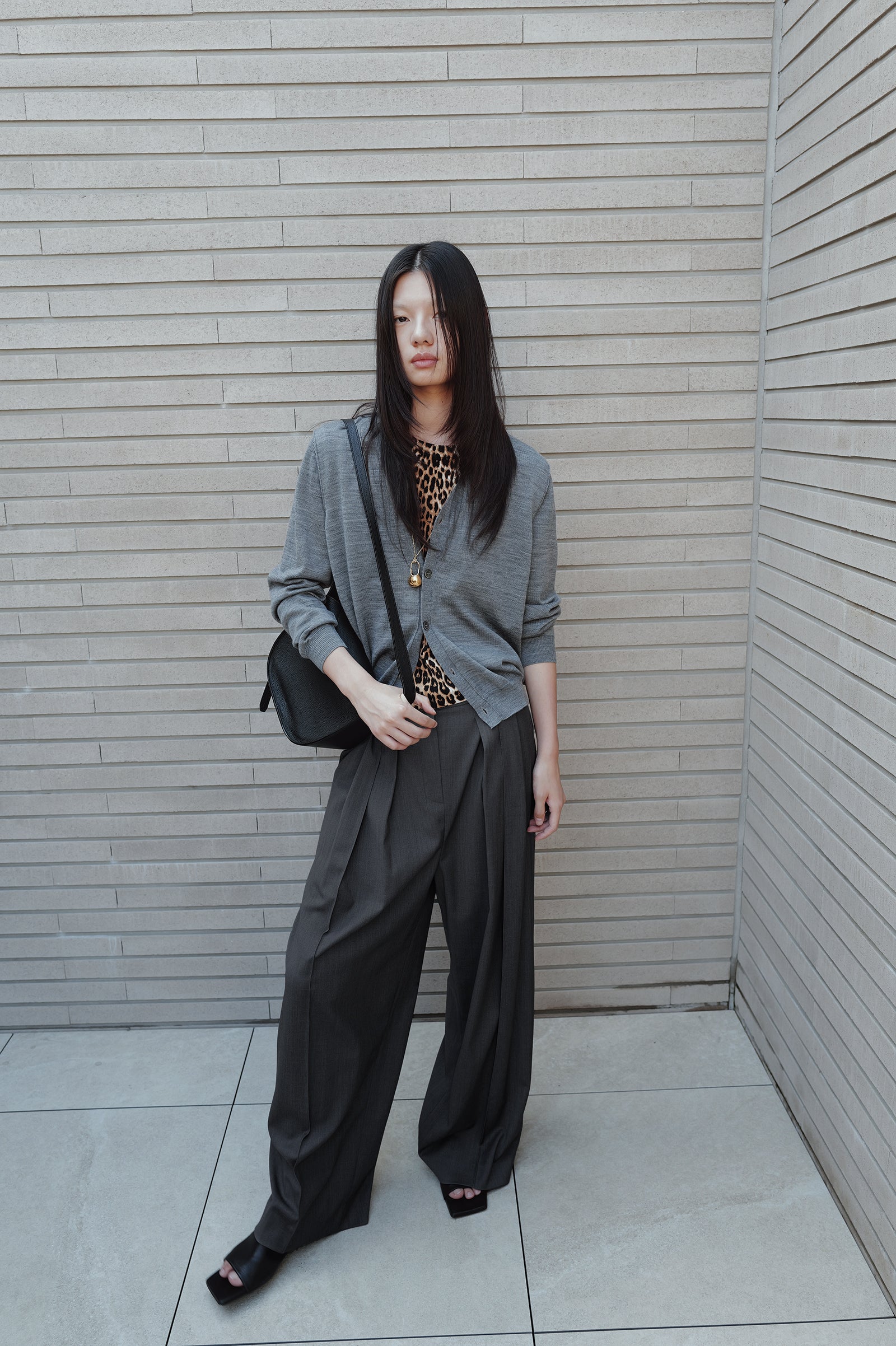 Micro Pintuck Trousers