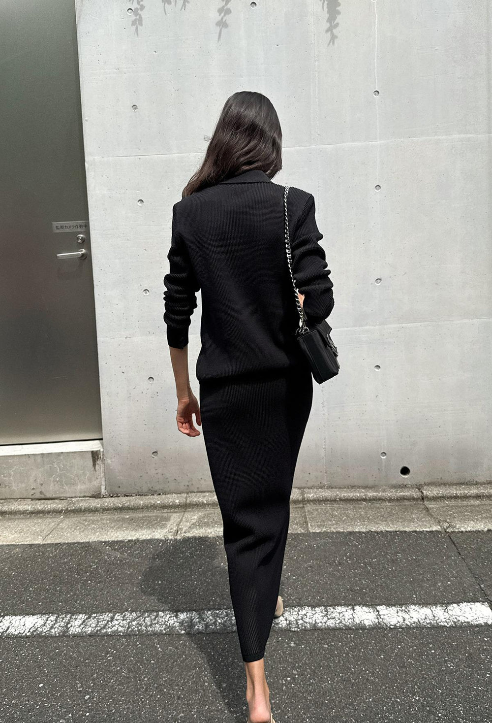 Flow Pique Knit Black
