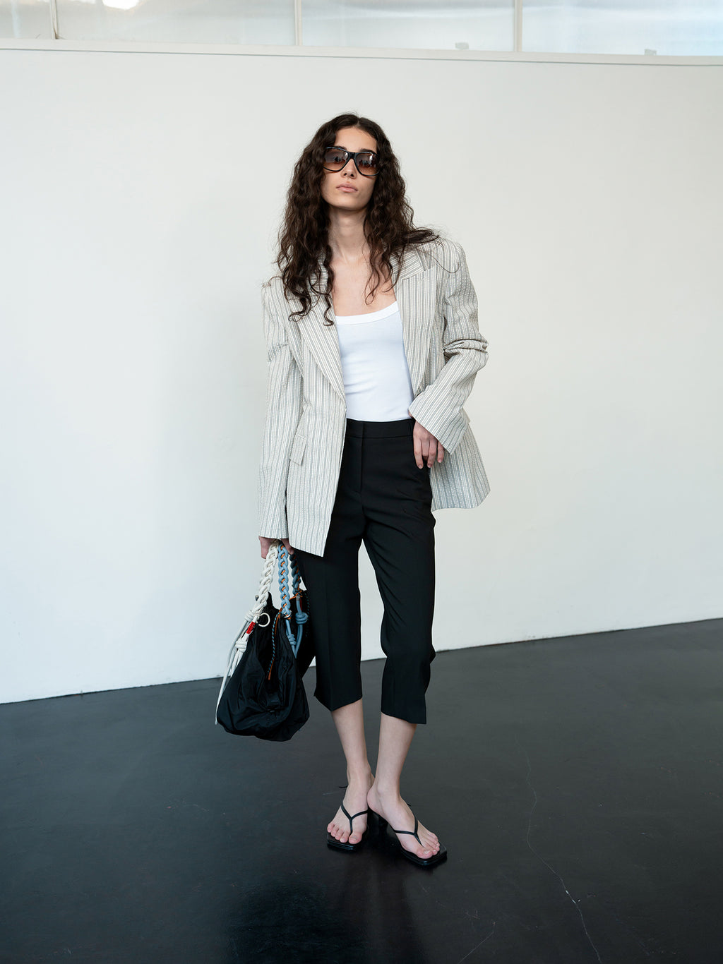 Capri Slit Pants