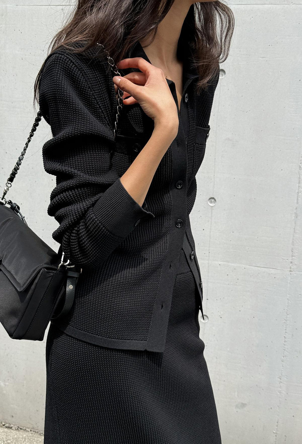 Flow Pique Knit Black