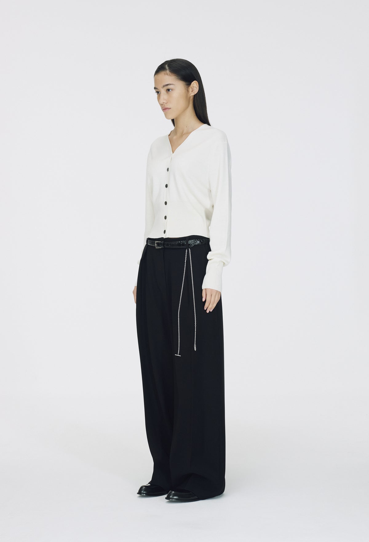 Spring Wool Cardigan Ivory