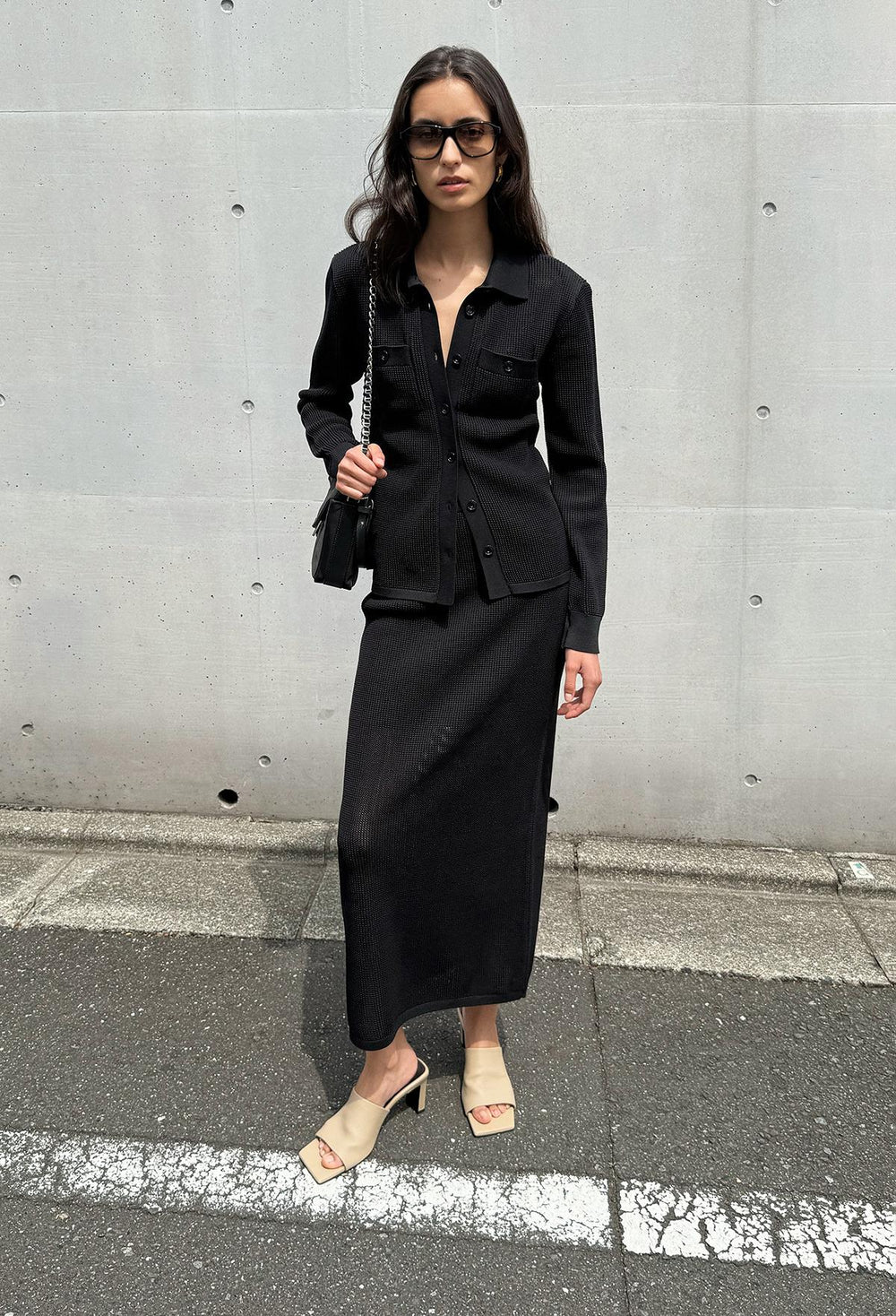 Flow Pique Knit Black