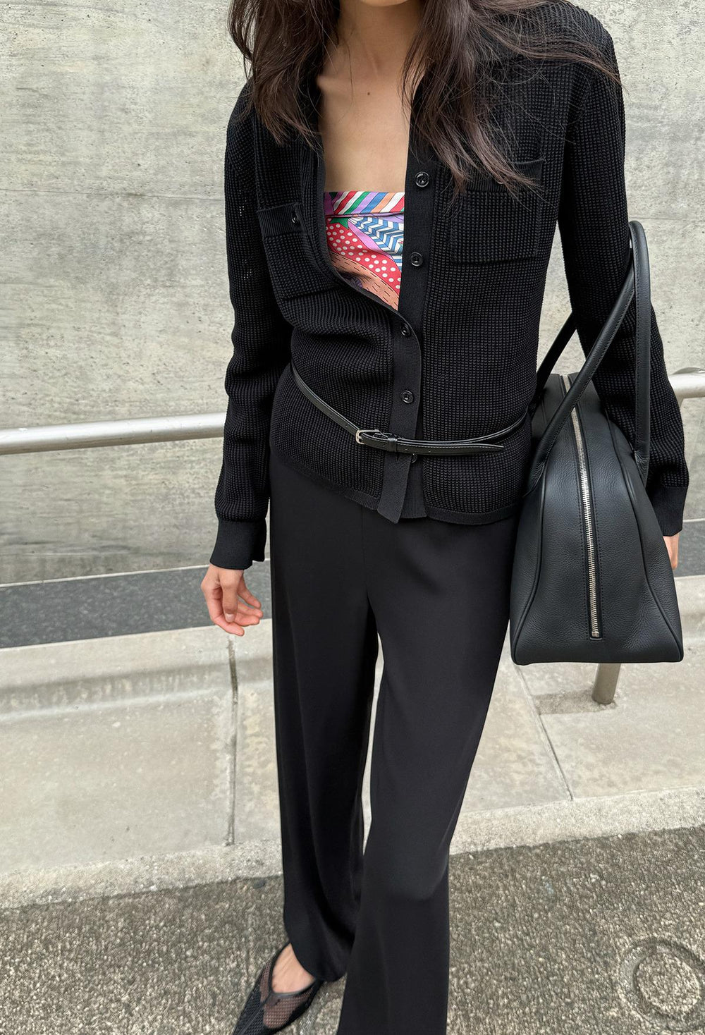 Flow Pique Knit Black