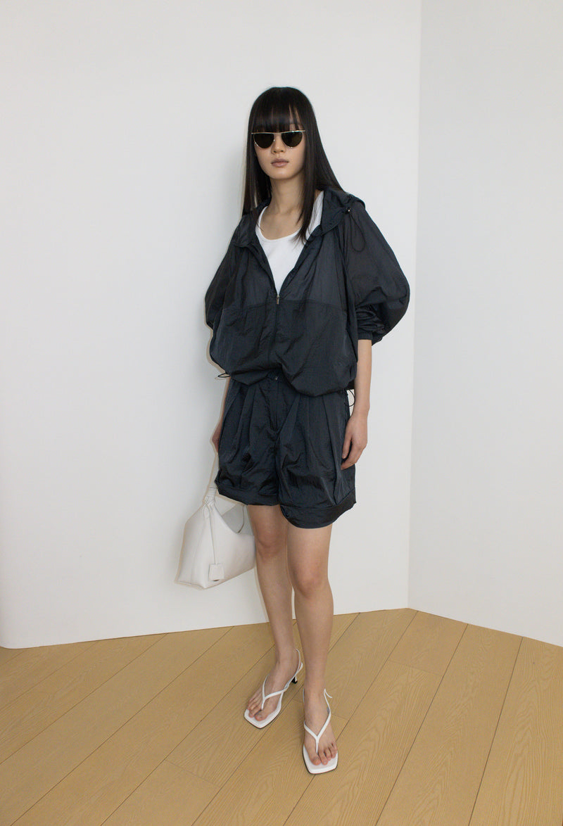 Airy Nylon Jumper Charcoal