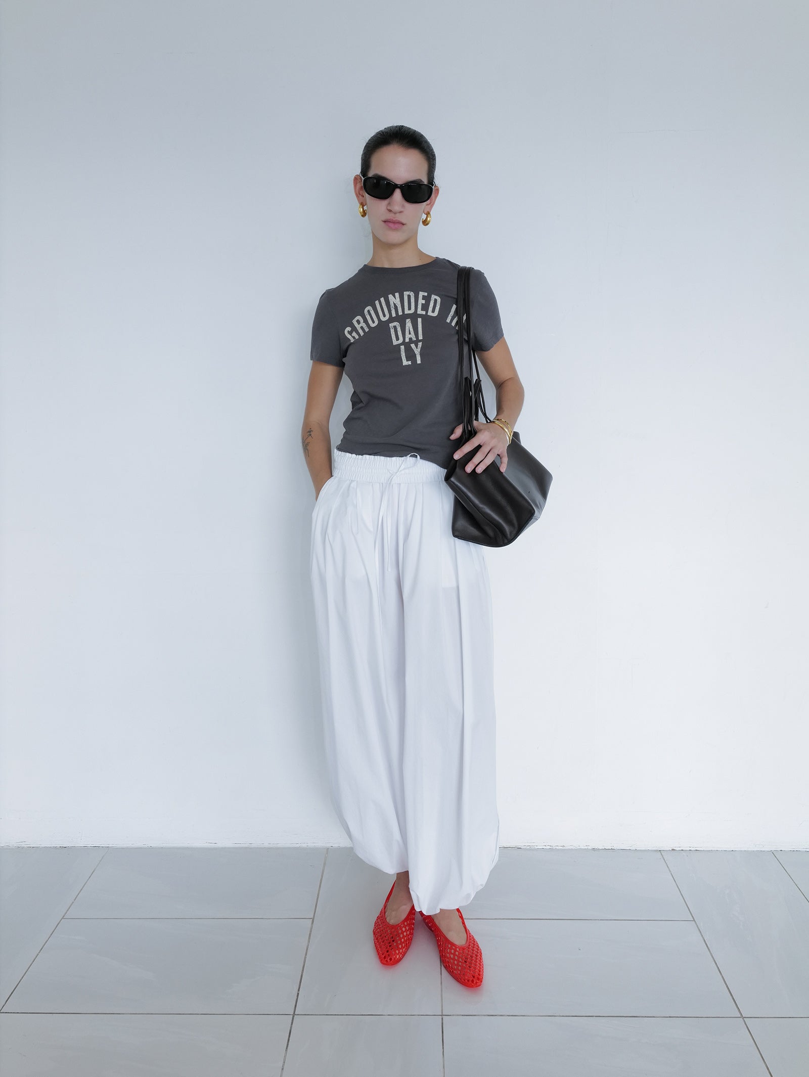 Ground Daily T-shirt Charcoal