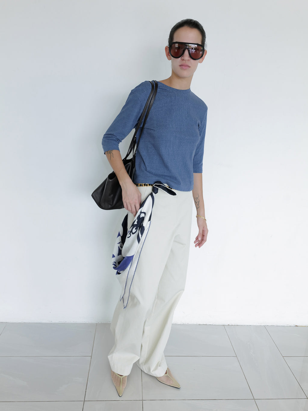 Pigment Dyed T-shirt Blue