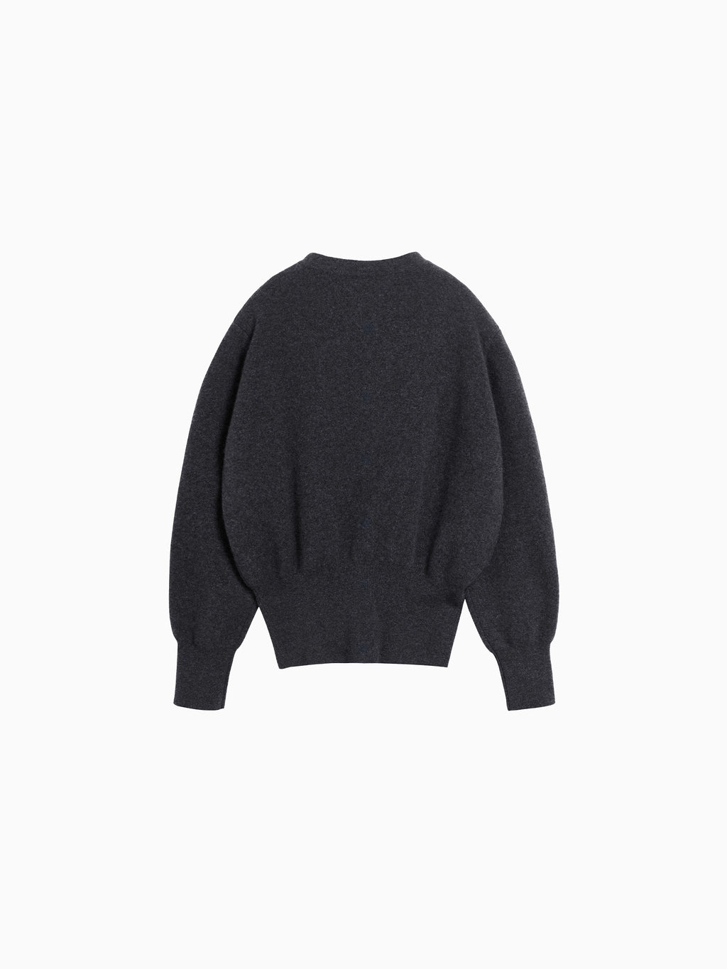 Cashmere 100 Double-faced Cardigan Charcoal